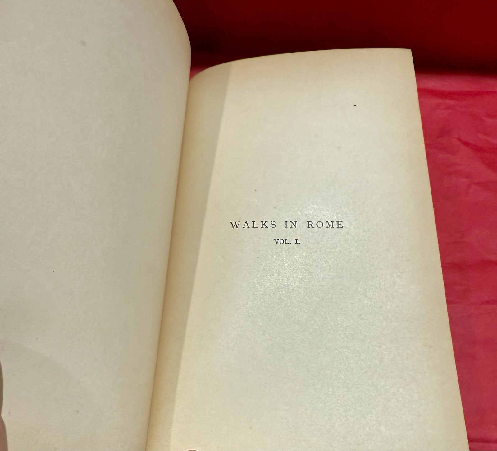 Walks In Rome Augustus J. C. Hare 17th Edition