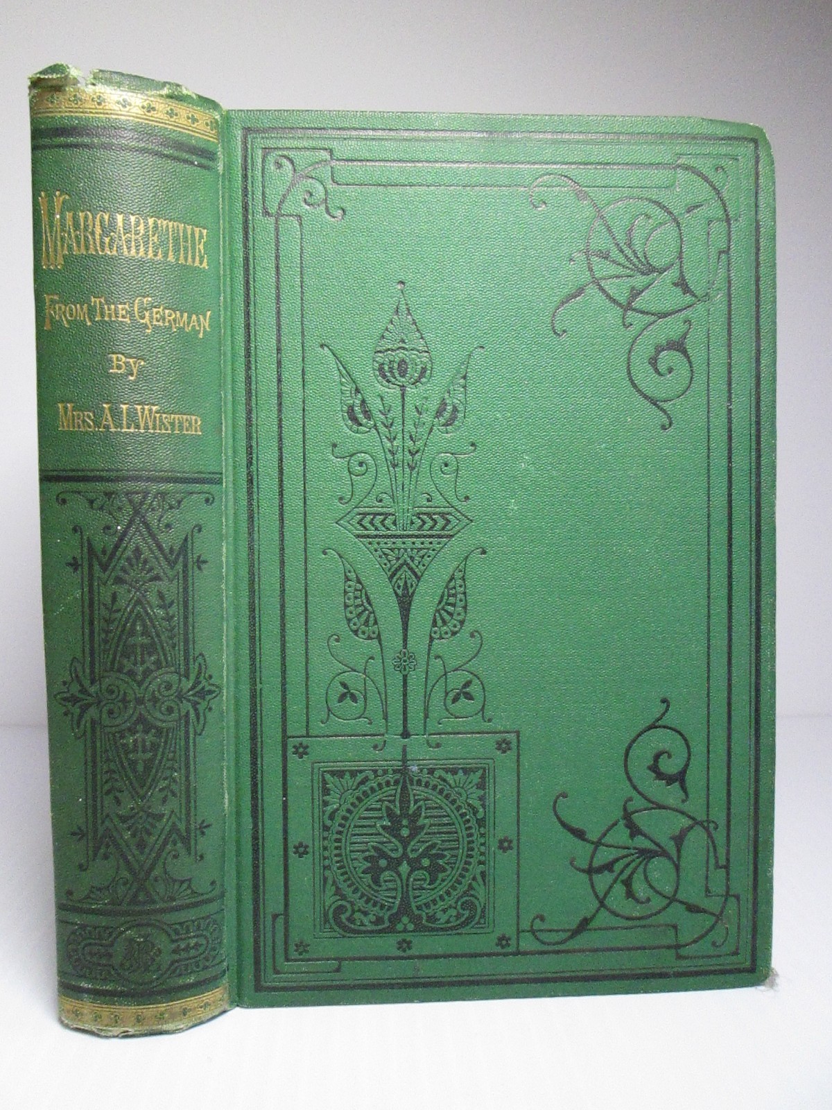 Margarethe Life Problems Romance Antique 1878 Book Wister From German Juncker