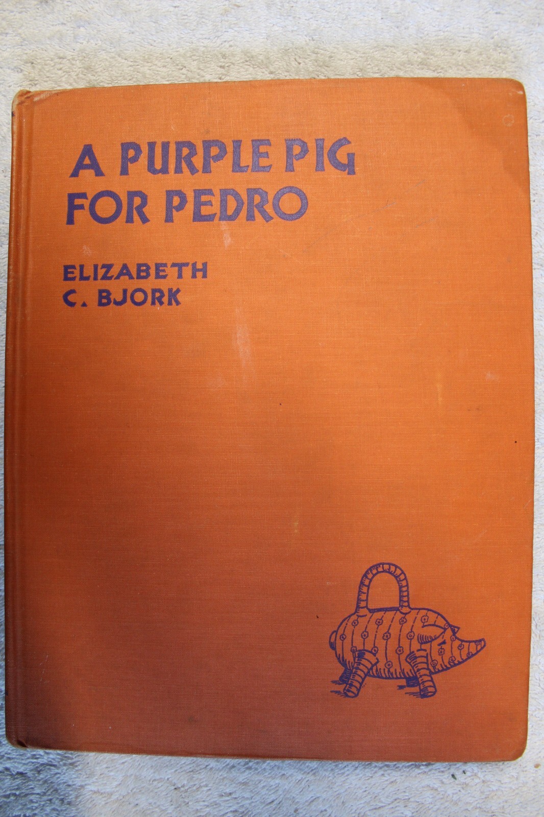 A PURPLE PIG FOR PEDRO by Elizabeth C. Bjork. Columbus: Wartburg Press 1943