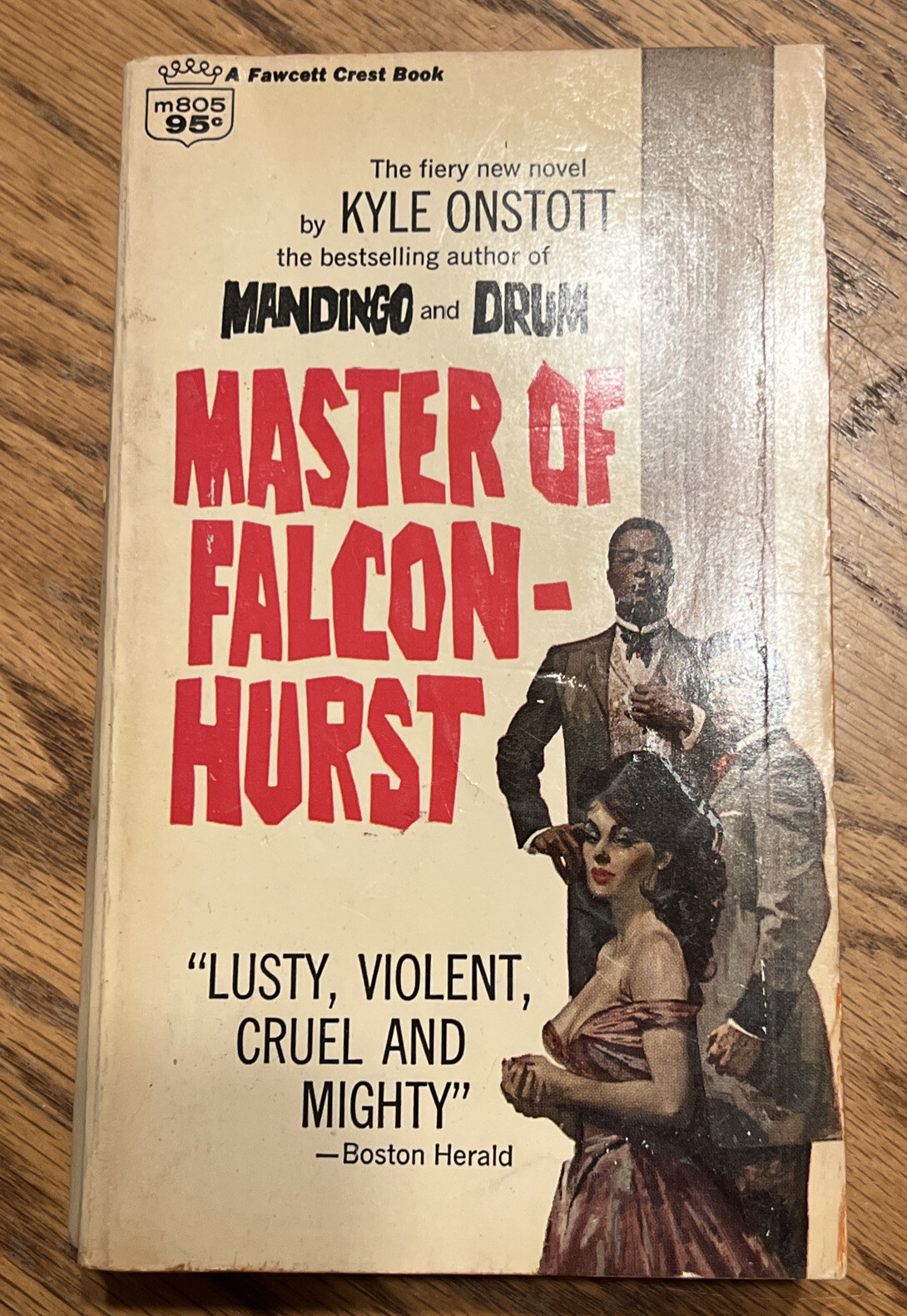 Master of Falcon Hurst 1965 paperback Kyle Onstott