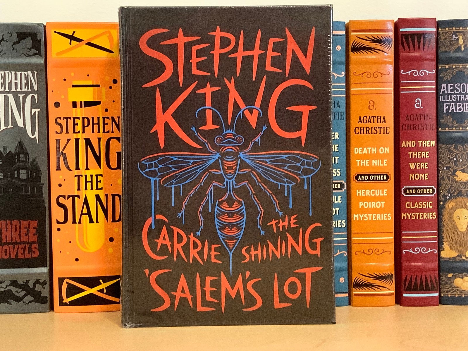 3 Novels by Stephen King – Carrie, The Shining, Salem’s Lot – Leather – sealed
