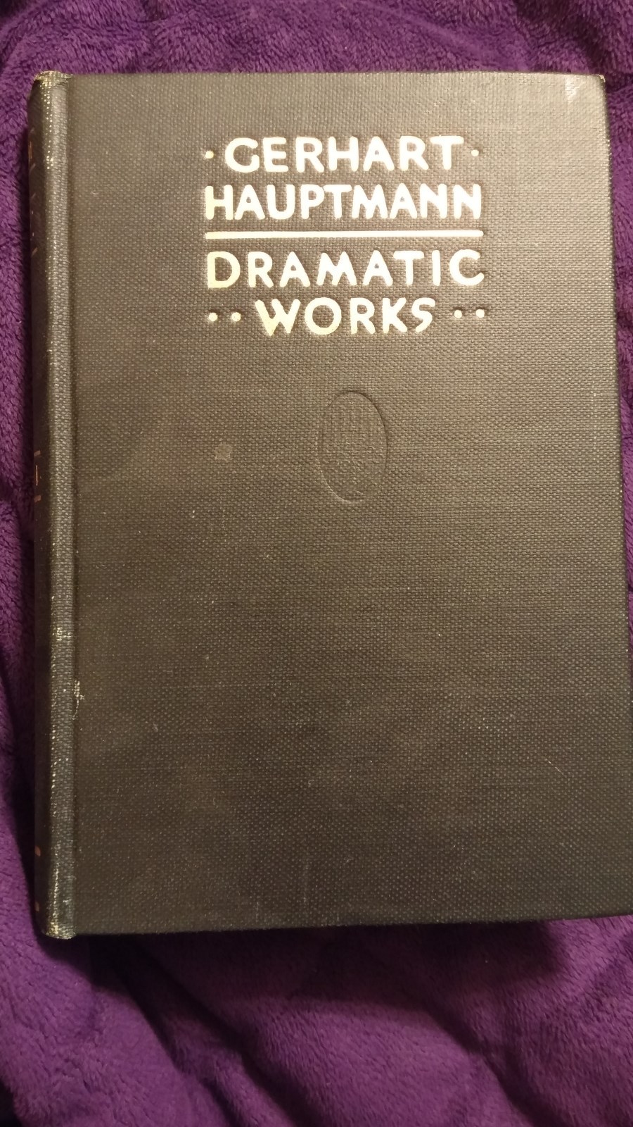 Dramatic Works Vol 1 by Gerhart Hauptmann 1913 NOBEL PRIZE 1st Edition/2nd Print