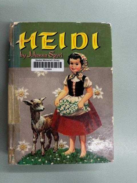 Heidi by Johanna Spyri, Vintage Whitman Classics Children’s HC 1955