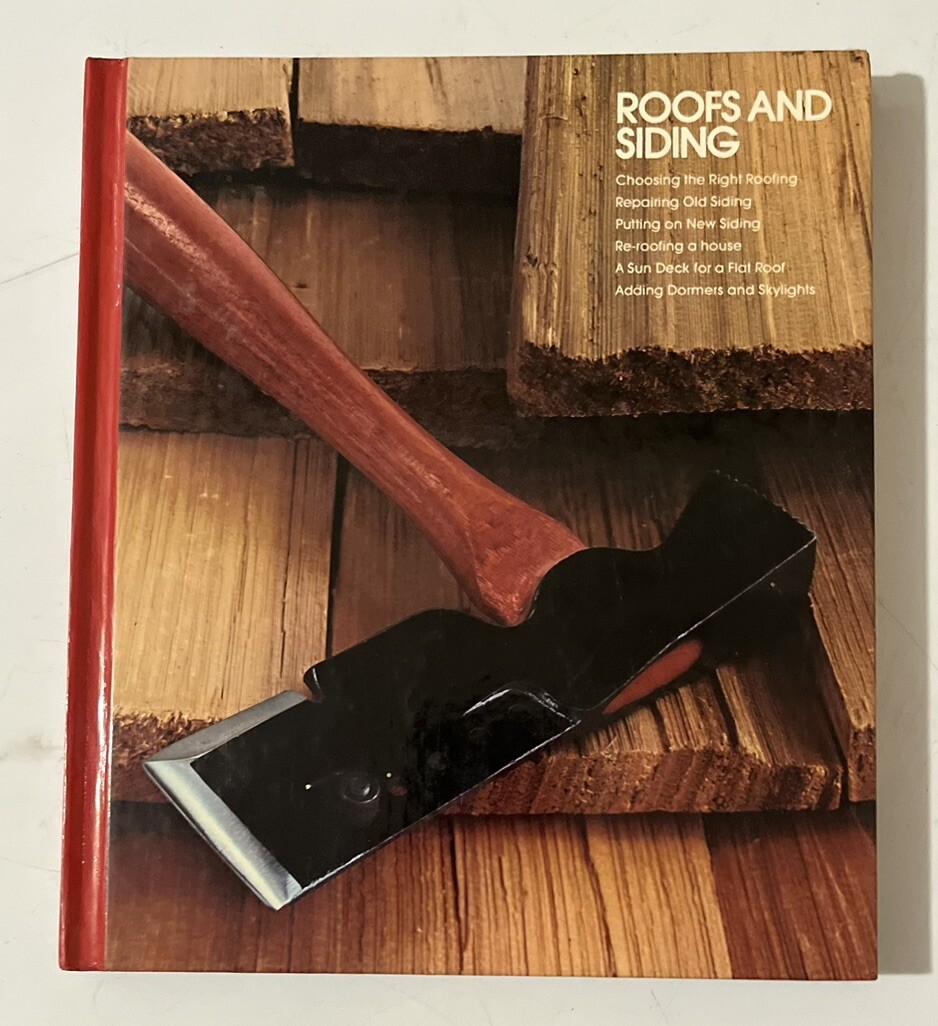 1980 Time Life Home Repair Improvement Roofs And Siding Hardcover
