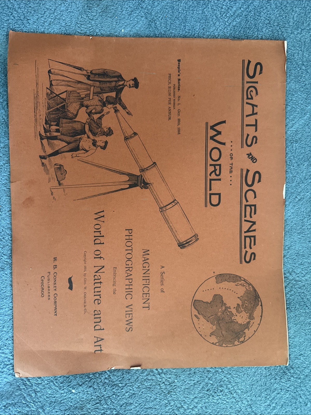 Antique 1893-84 Sights and Scenes of the World Vol. 1-21 – Gonkey Publishers