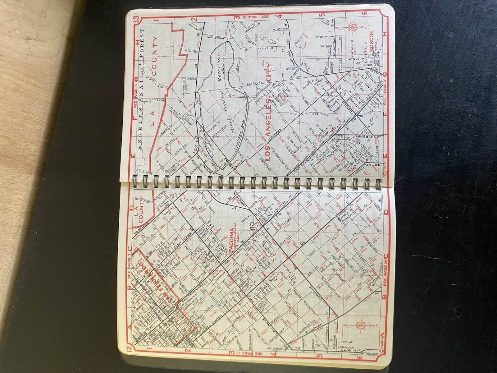 The New Renie Atlas of Los Angeles City and County 1942 First Edition