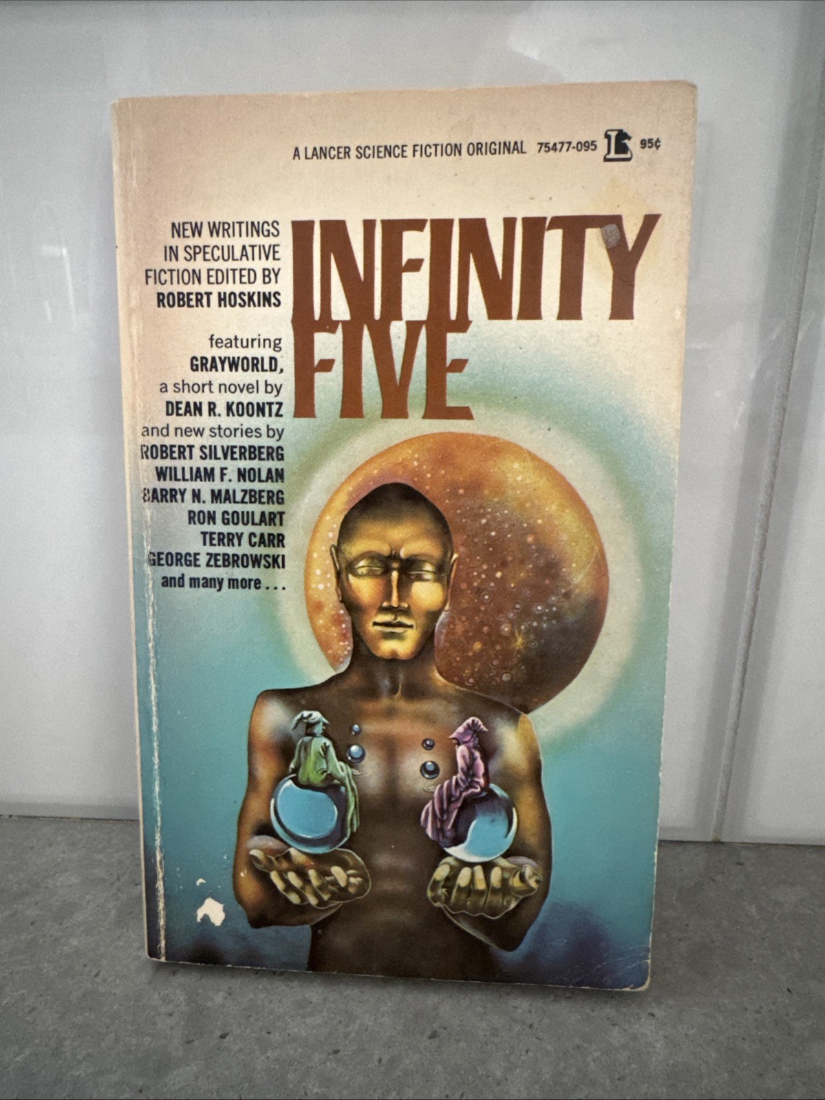 Infinity Five Edited by Robert Hoskins Vintage 1973 Lancer Books Paperback