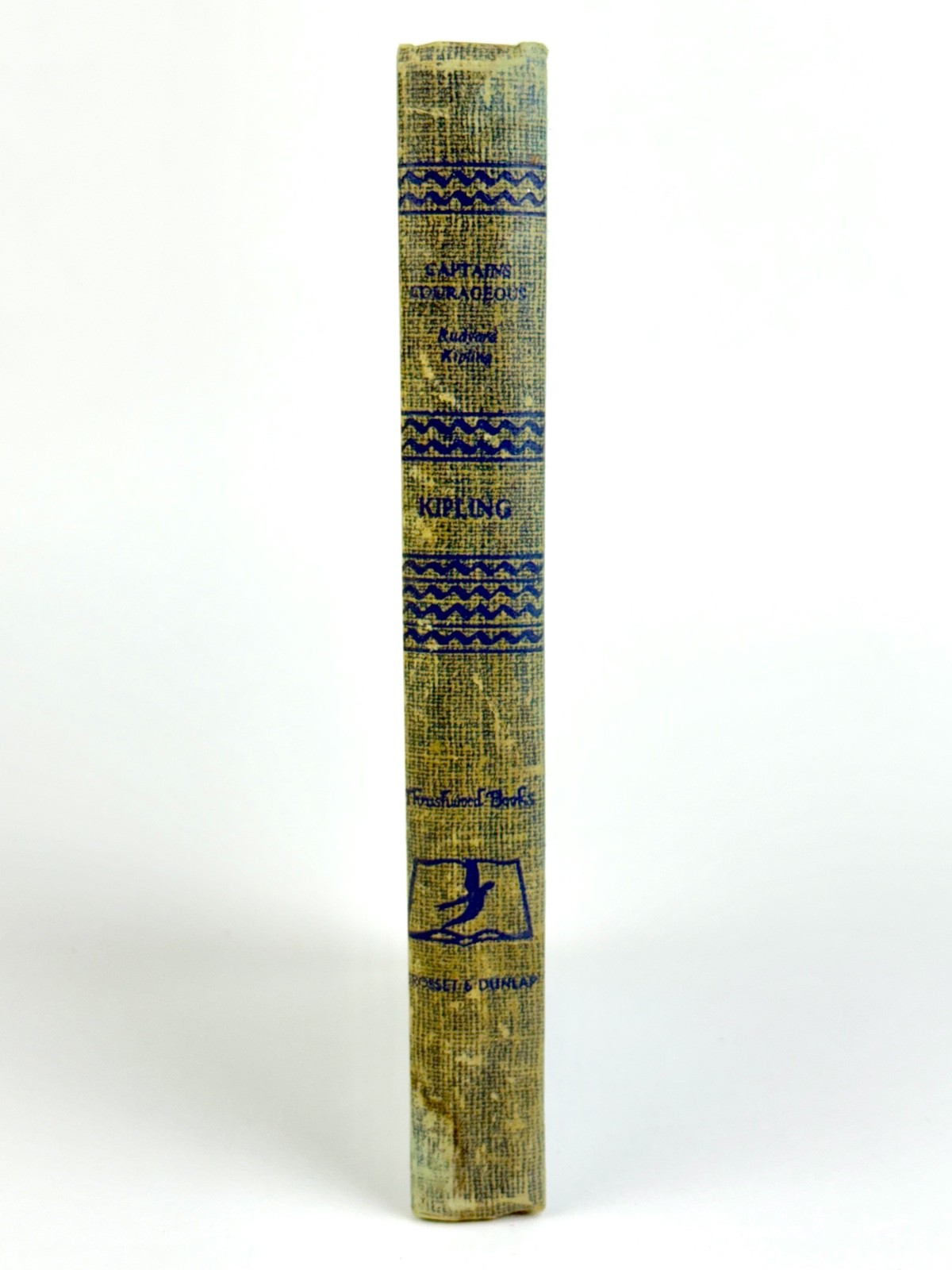 Antique „Captains Courageous“ by Rudyard Kipling 1896/1897 1st Ed HC 7 1/4″ 182p