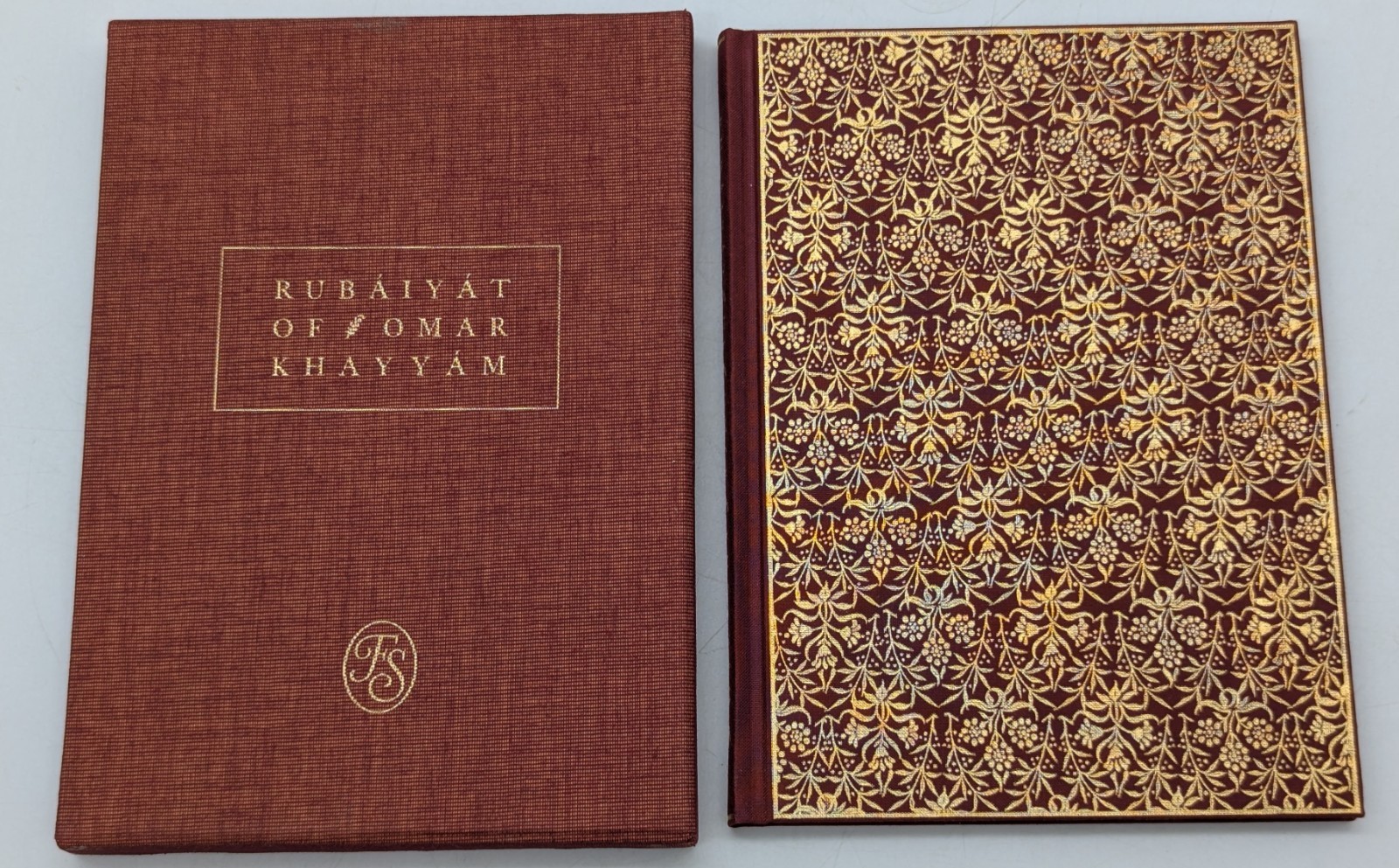Folio Society Rubaiyat of Omar Khayyam William Morris Facsimile Edition Slipcase