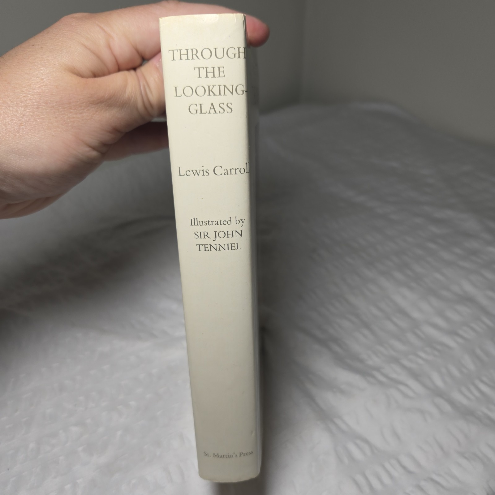 Through The Looking Glass Illustrated Hardcover Book Lewis Carroll Vtg