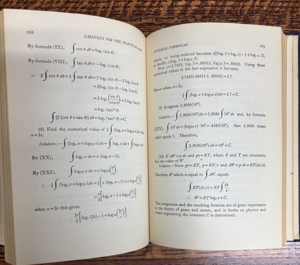 The Calculus for the Practical Man J E Thompson 1943 22nd Printing HC