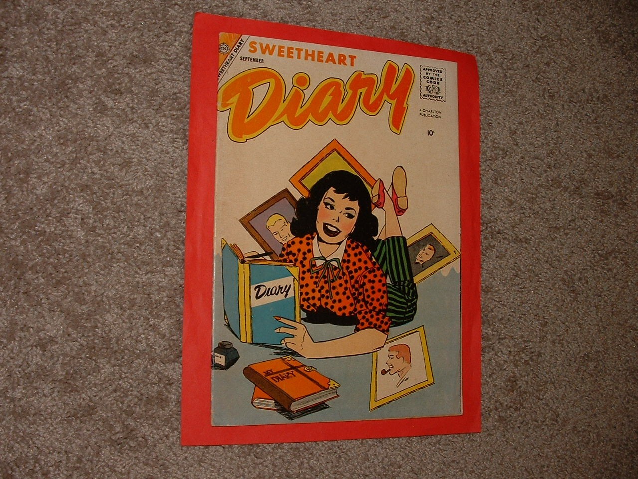 1958 Charlton Sweetheart Diary 43 Colletta Cover & Art Nice VG+ Fast Shipping