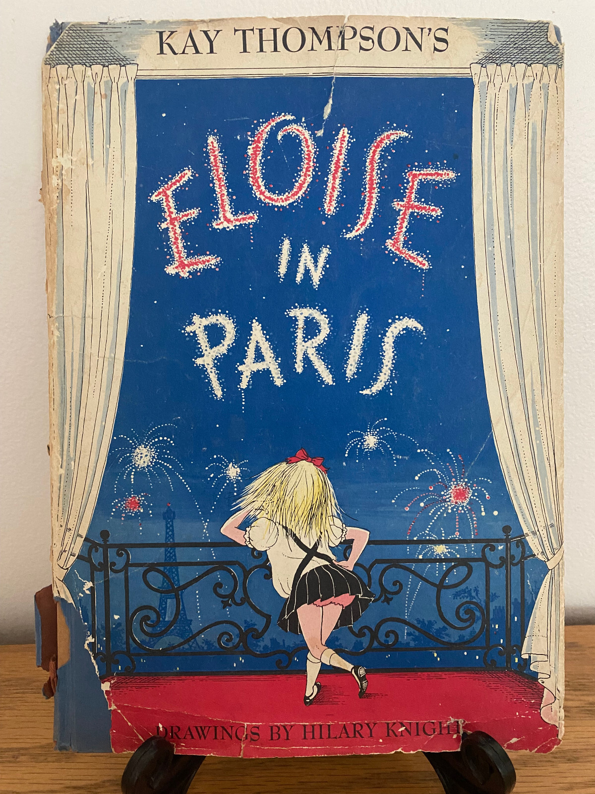 Eloise in Paris by Kay Thompson; 1957 First Printing; Hardcover + Dust Jacket