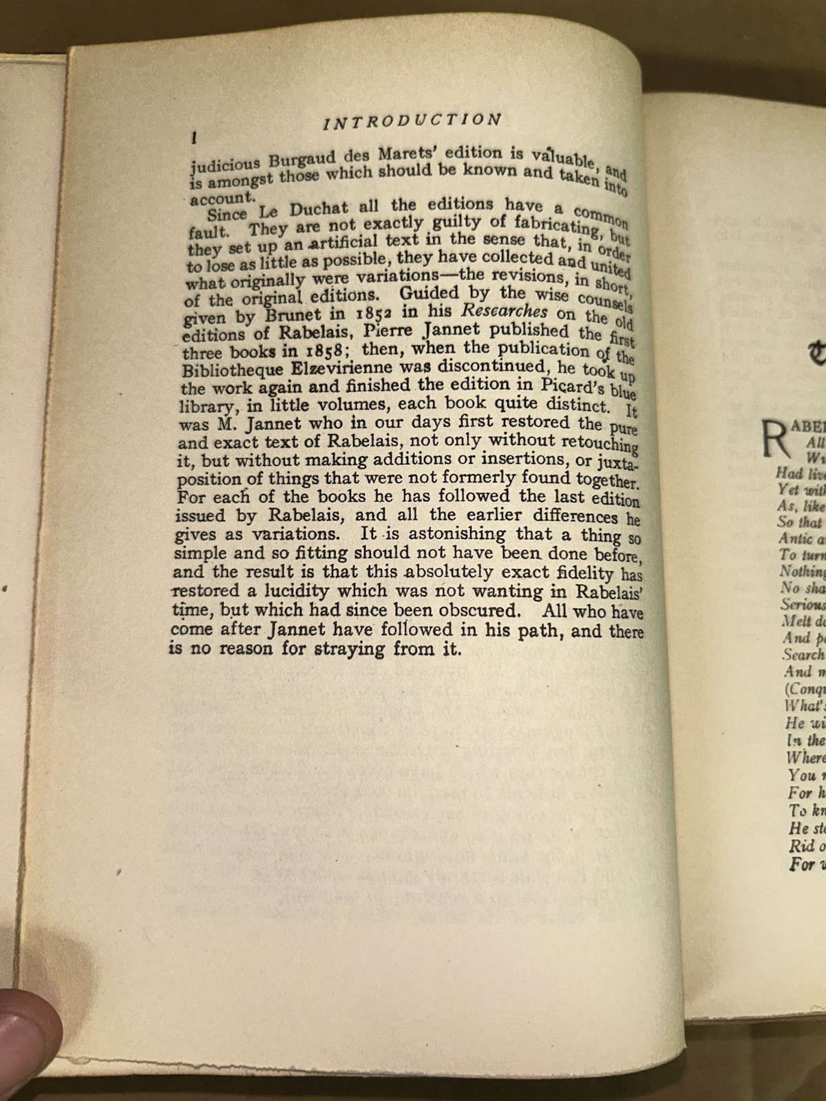 The Works of Rabelais translated by Urquhart and Motteux with Variorum Notes R1