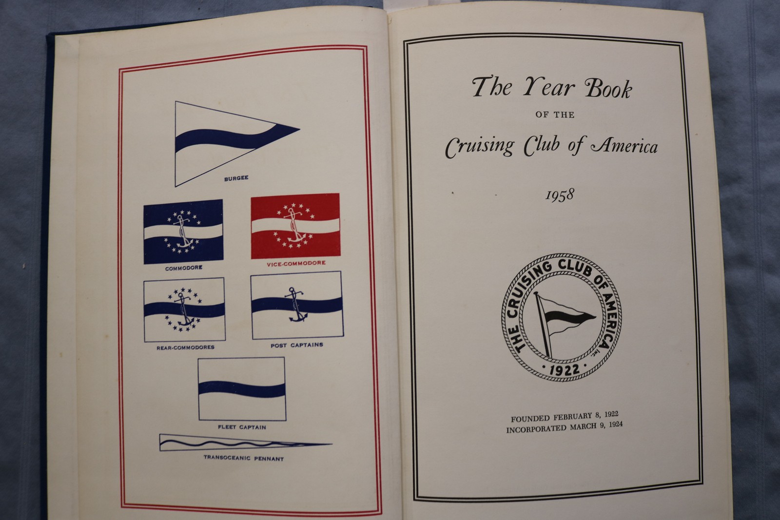 1958-1973 THE CRUISING CLUB OF AMERICA-HARDCOVER BOUND VOLUMES -LOT OF 12- KD 6Q