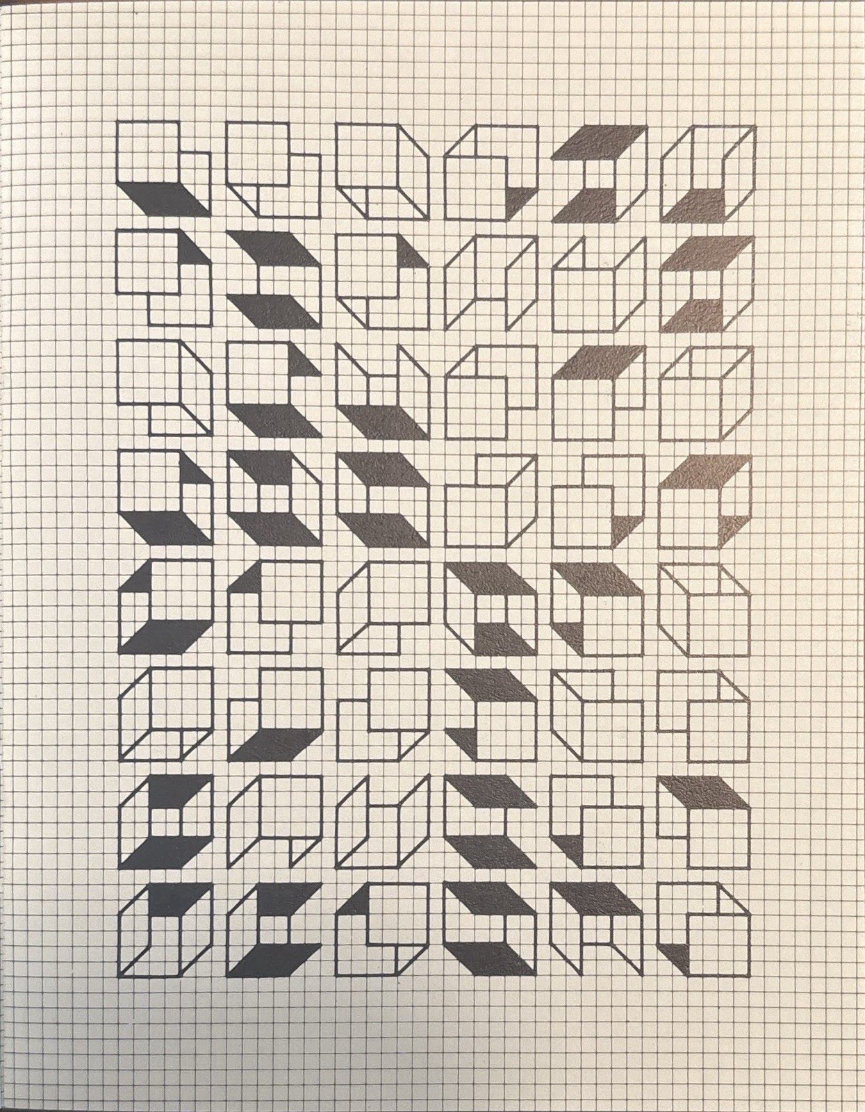 Paul Ibou Quadri-Structures 1975 Signed Artists Book Concrete Poetry