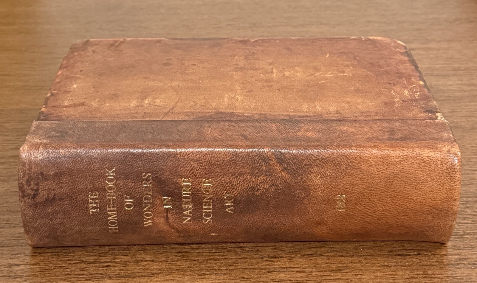 RARE 1868 The Home-Book Of Wonders In Nature Science Art History Vintage Antique