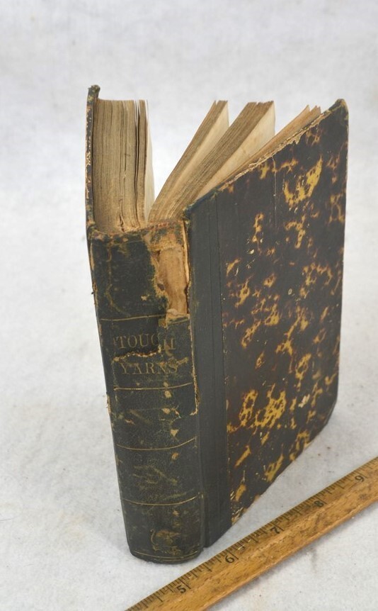 antique book sailor marine ship stories 1835 Tough Yarns 2 vol/ 1 rare 1st ed