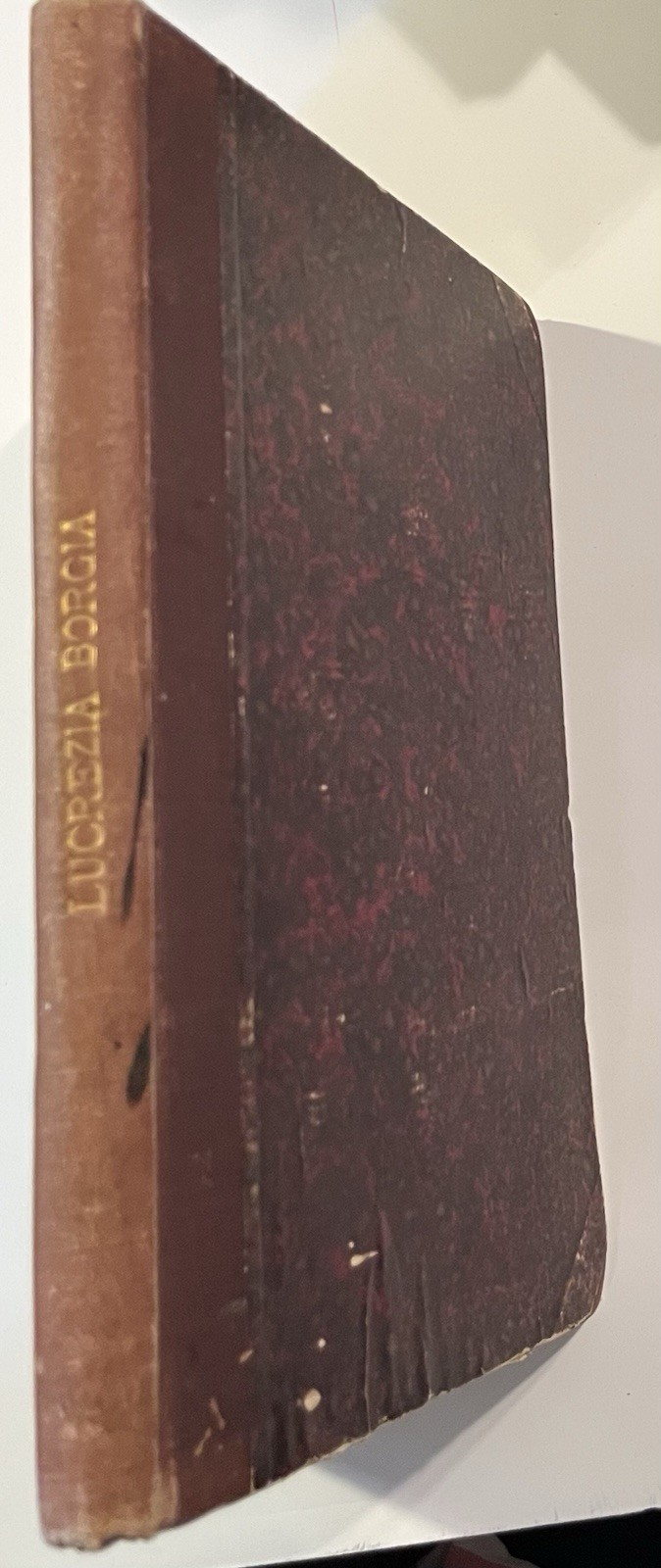 Opera Donizetti’s LUCRETIA BORGIA Milan circa 1890 In Italian 241pp HC