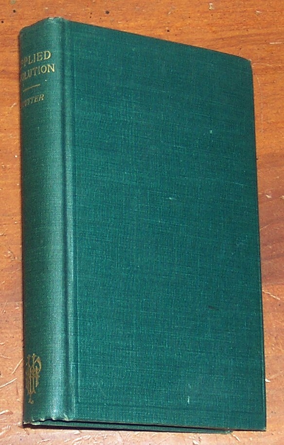 APPLIED EVOLUTION 1900 by Marion D Shutter Universalist Publication Christianity