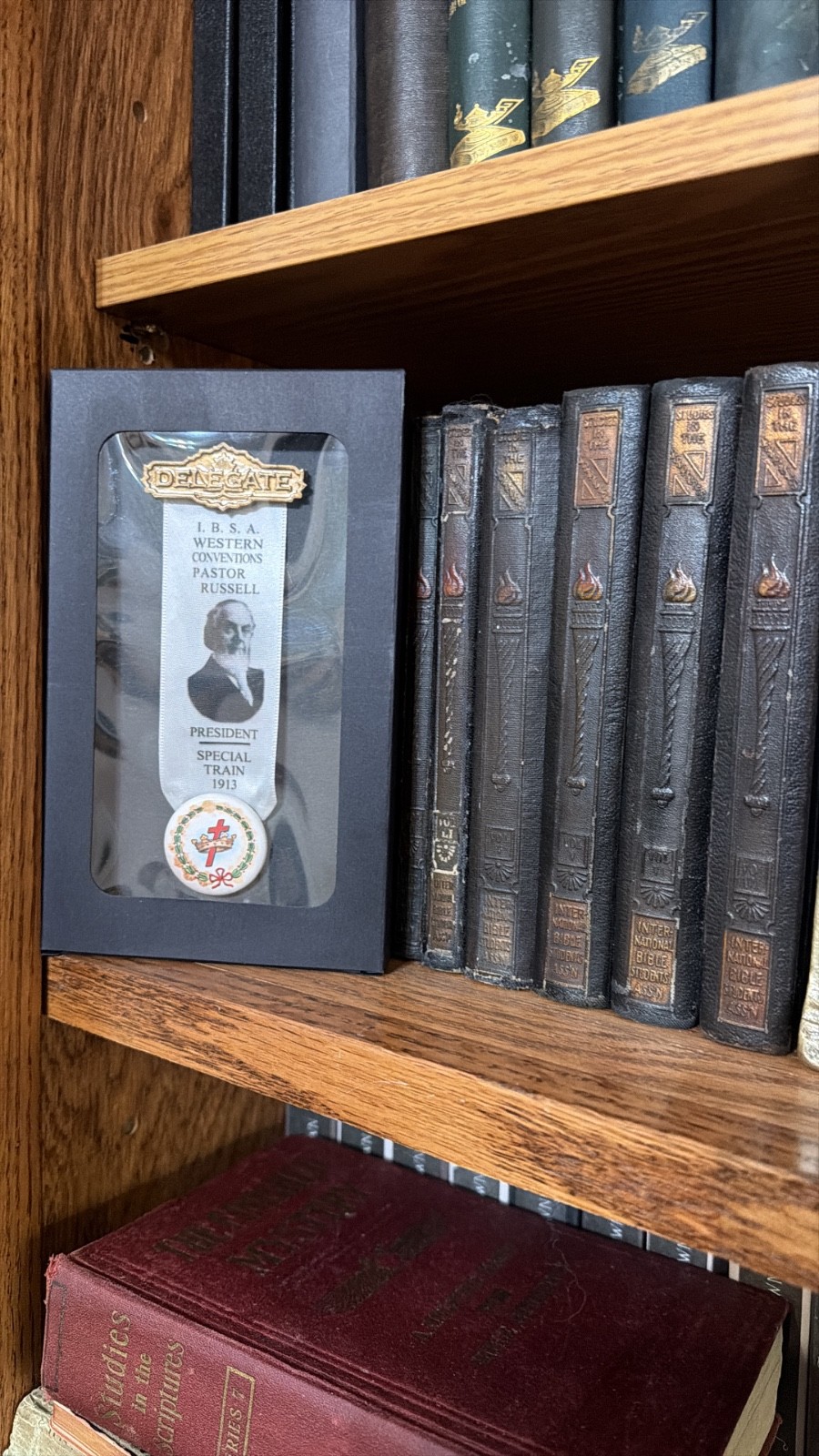 Watchtower C T Russell 1913 transcontinental train repro display