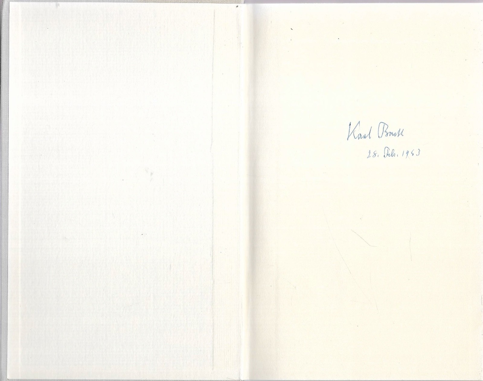 Karl Barth The Prisoner Liberation! SIGNED FIRST EDITION VERY RARE