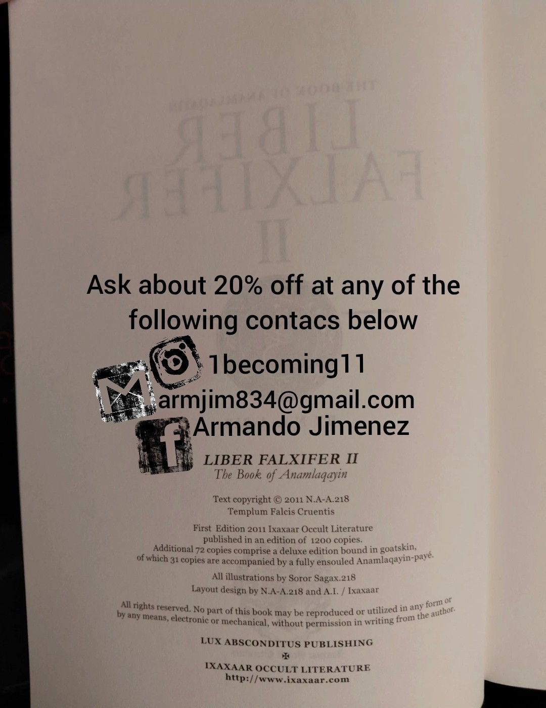 Sermon to The Serpents Servants 1st Edition Hardcover Signed by Author