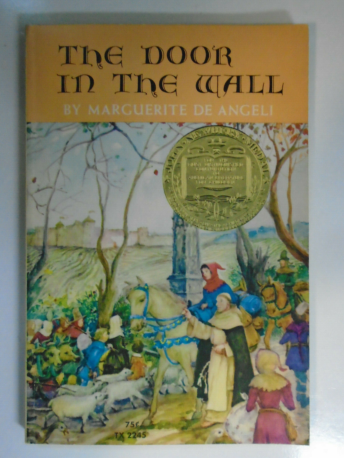 The Door In The Wall, Marguerite De Angeli, Newberry, 1st Scholastic Paperback