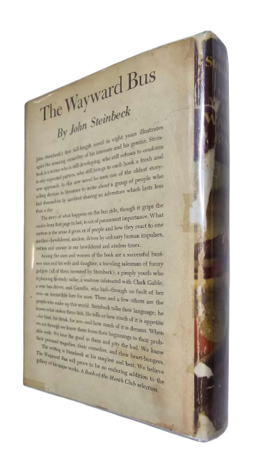 John Steinbeck – The Wayward Bus – HC – Original DJ – 1947 – Viking Press