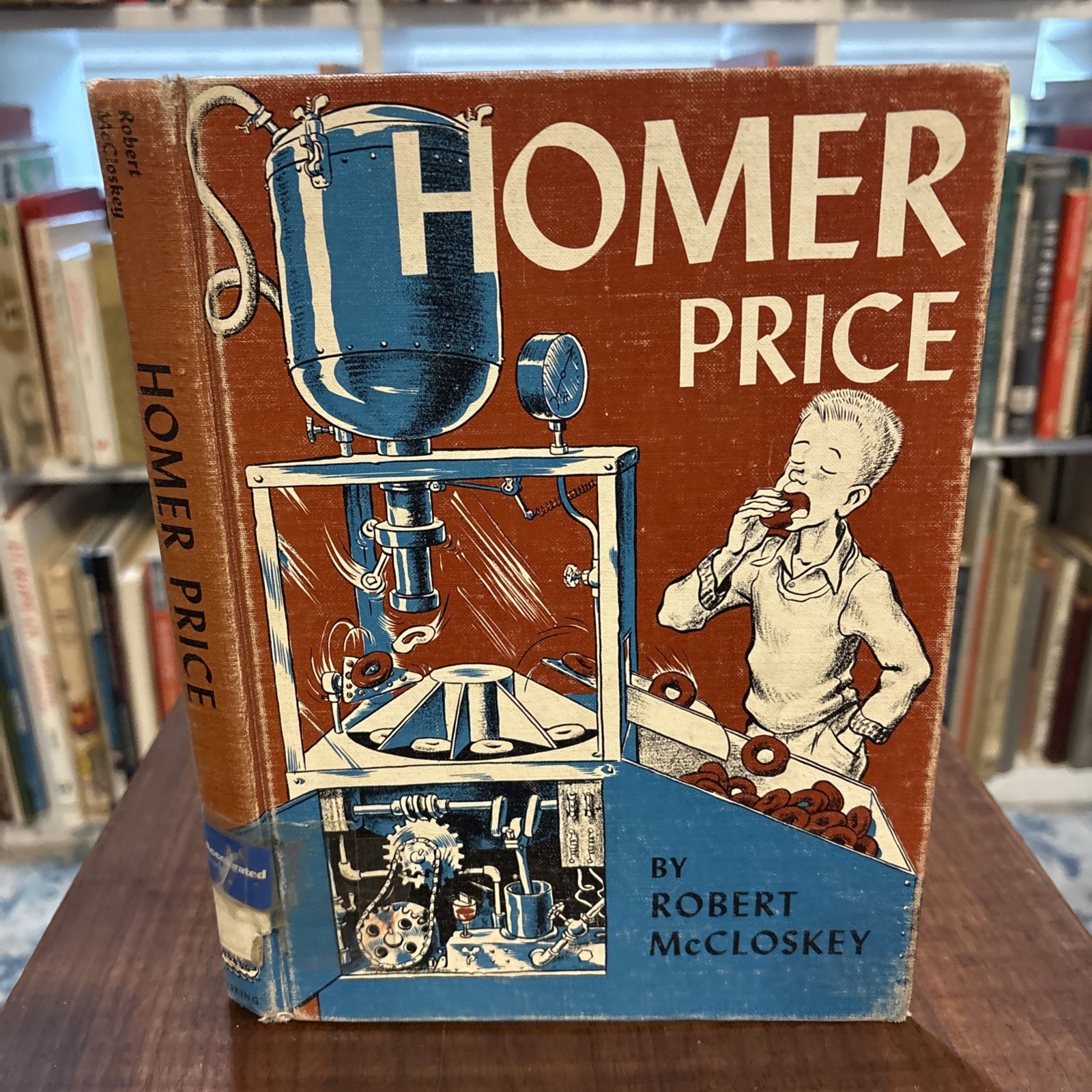 Homer Price by Robert McCloskey Macmillan 1966 vtg first edition later printing