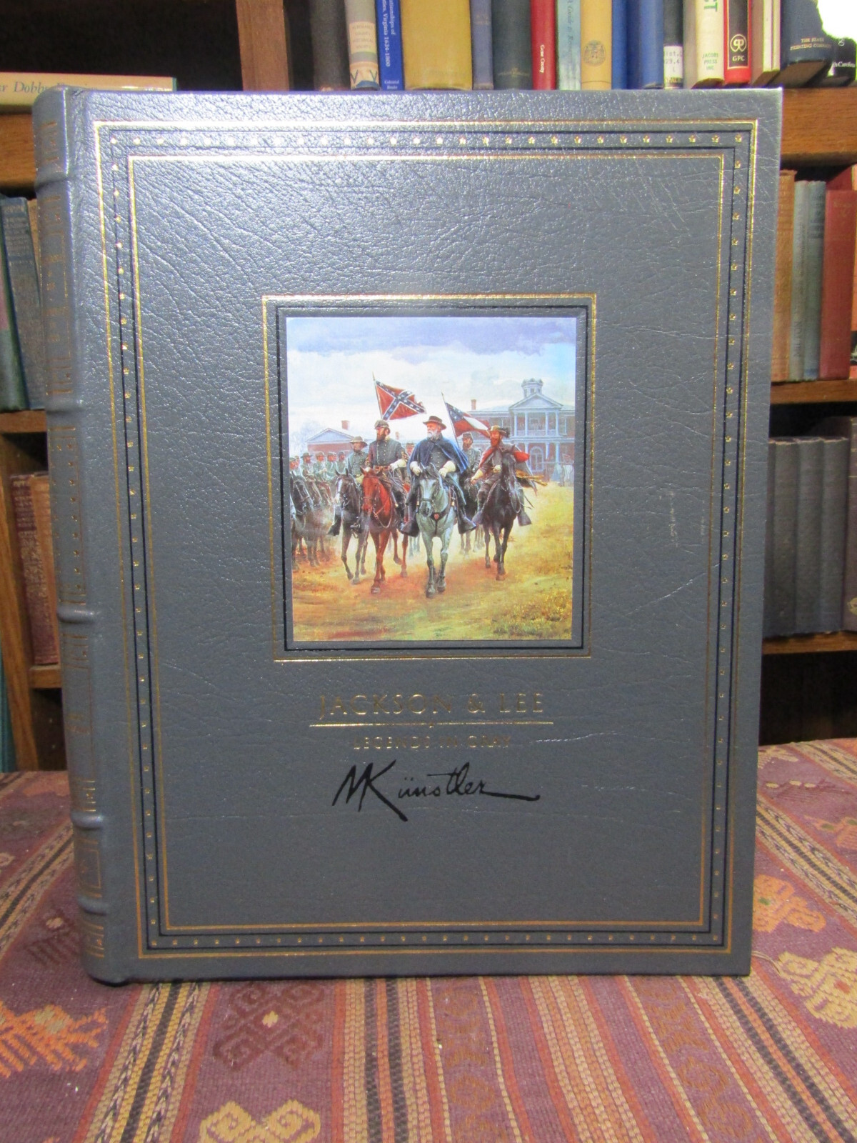 1995 Signed EASTON PRESS Kunstler JACKSON & LEE: LEGENDS IN GRAY Limited Edition