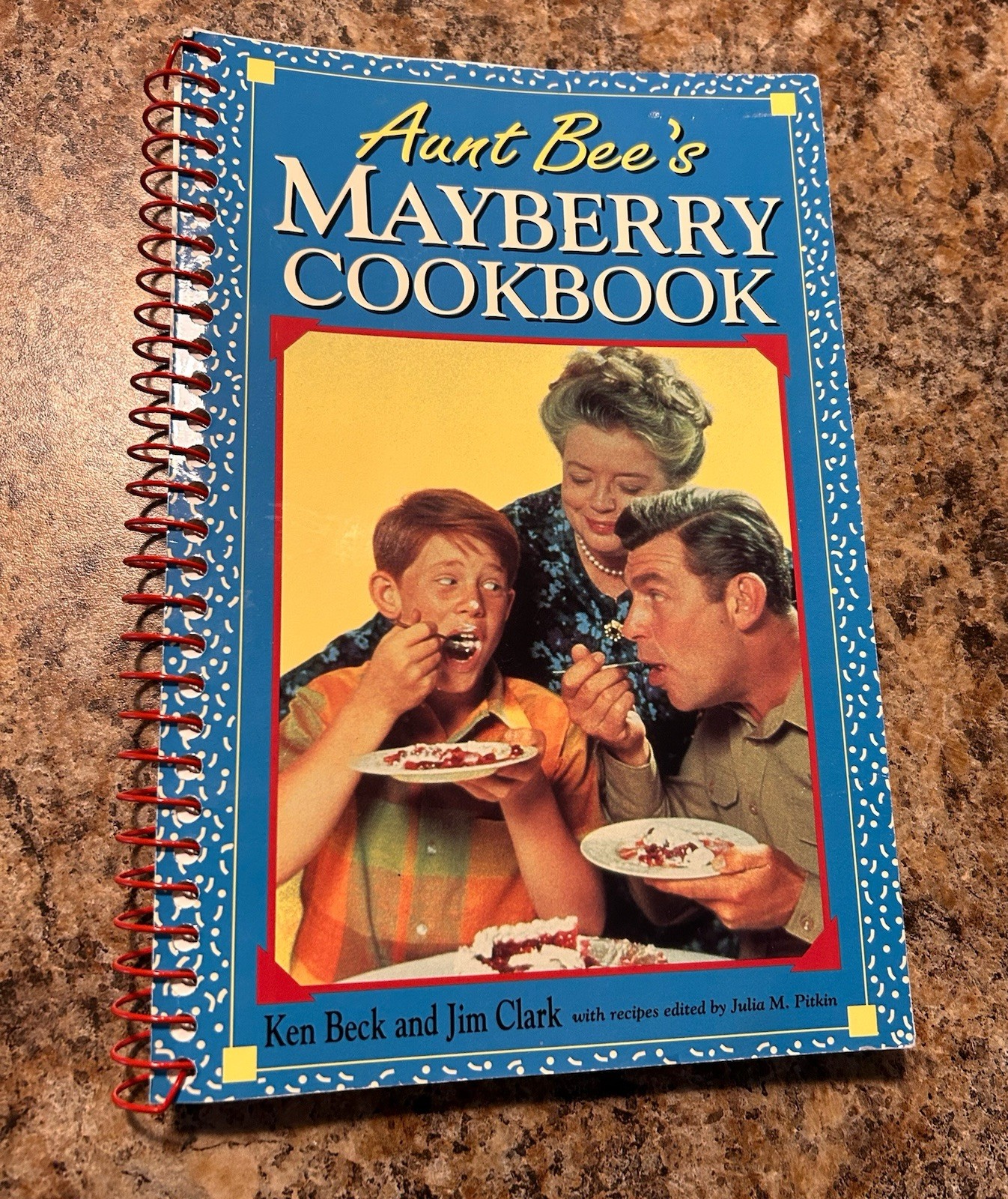 Mayberry Cookbook Aunt Bee From Andy Griffith Show Spiral Bound Retro~Vintage~