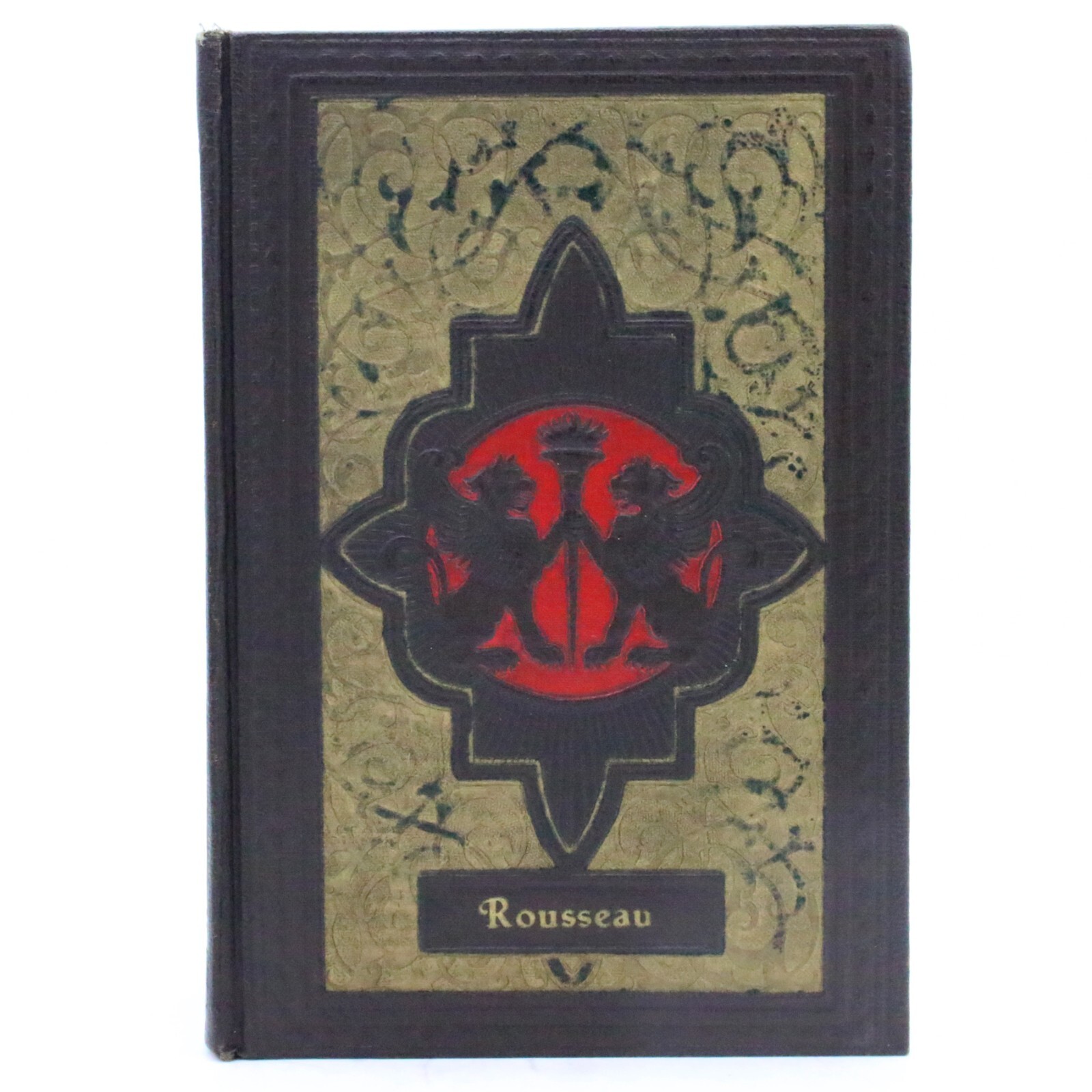 Rare Antique Collected Works Of JEAN JACQUES ROUSSEAU First Ed HC Walter J Black