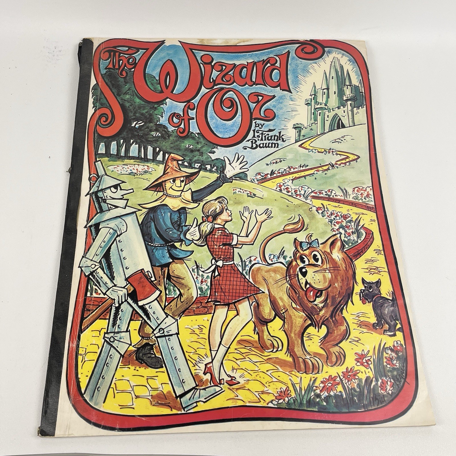 The Wizard Of Oz Giant Coloring Book Story Book Poster Size 1976 17×22