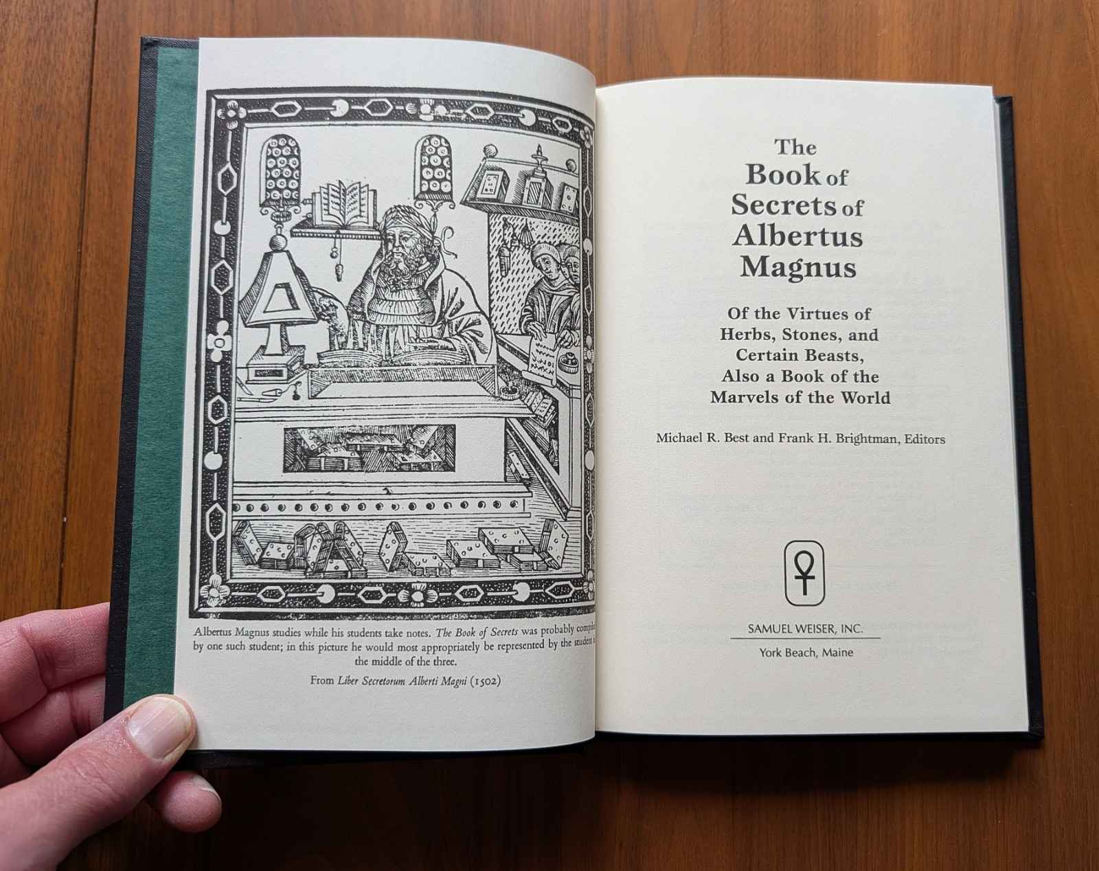 Book of Secrets of Albertus Magnus RARE HARDCOVER OCCULT HERBAL NATURAL MAGIC