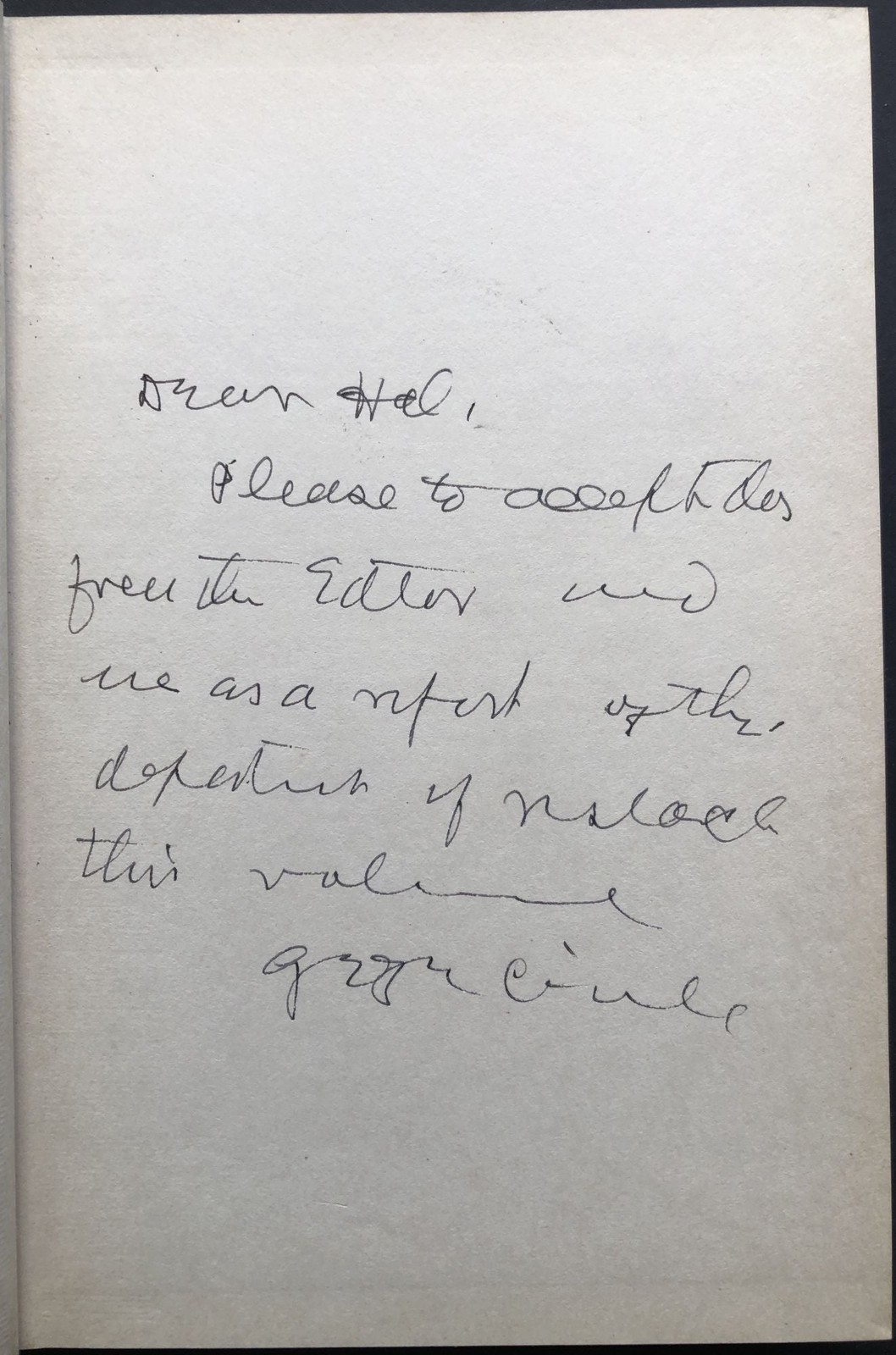 ed Grace Crile / Intelligence Power and Personality — inscribed Signed 1st 1941