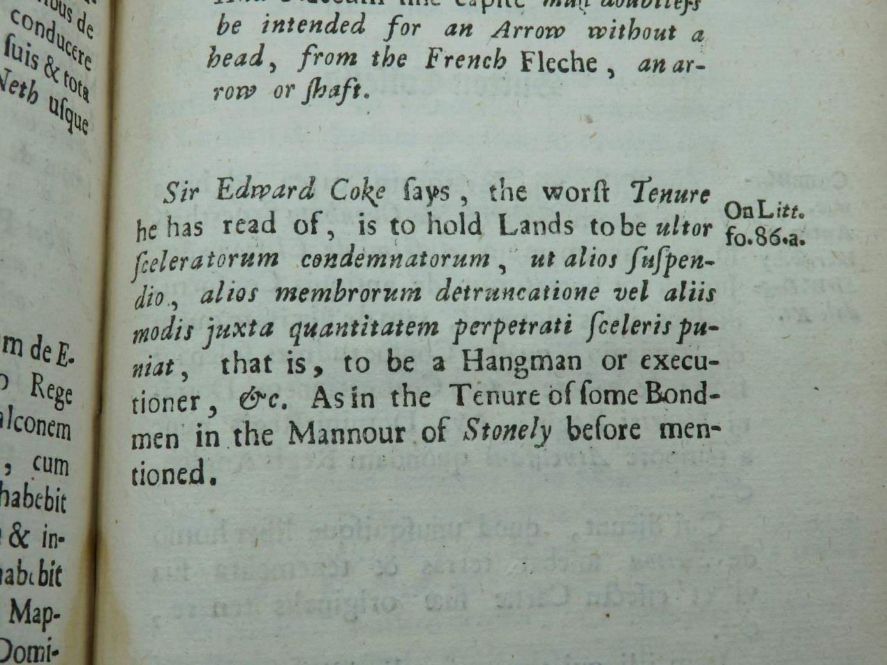 1679 FRAGMENTA ANTIQUITATIS Antient Tenures of Land, Customs of Mannors FOLKLORE
