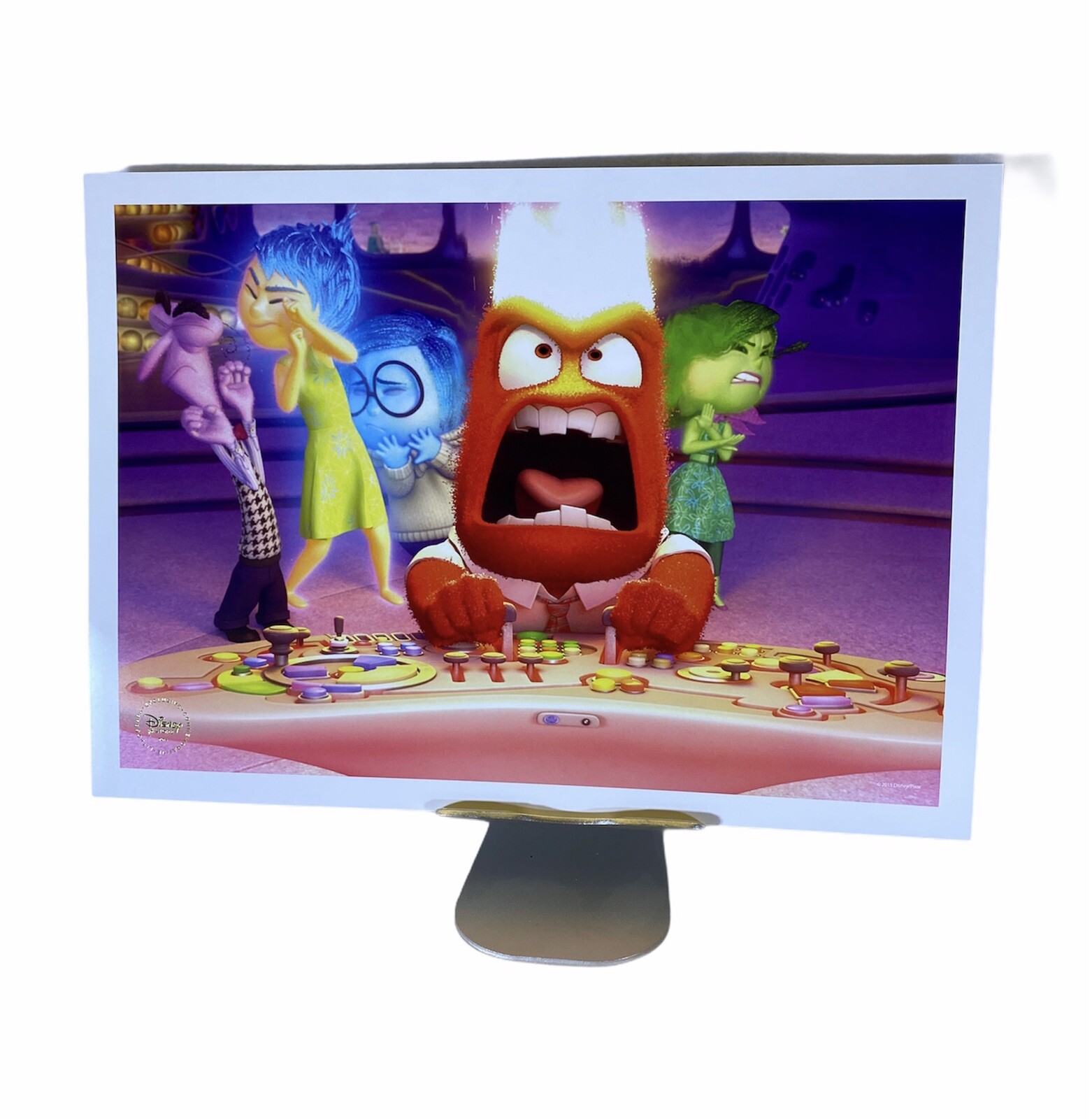 Disney Pixar inside out store exclusive commemorative lithograph set 2015