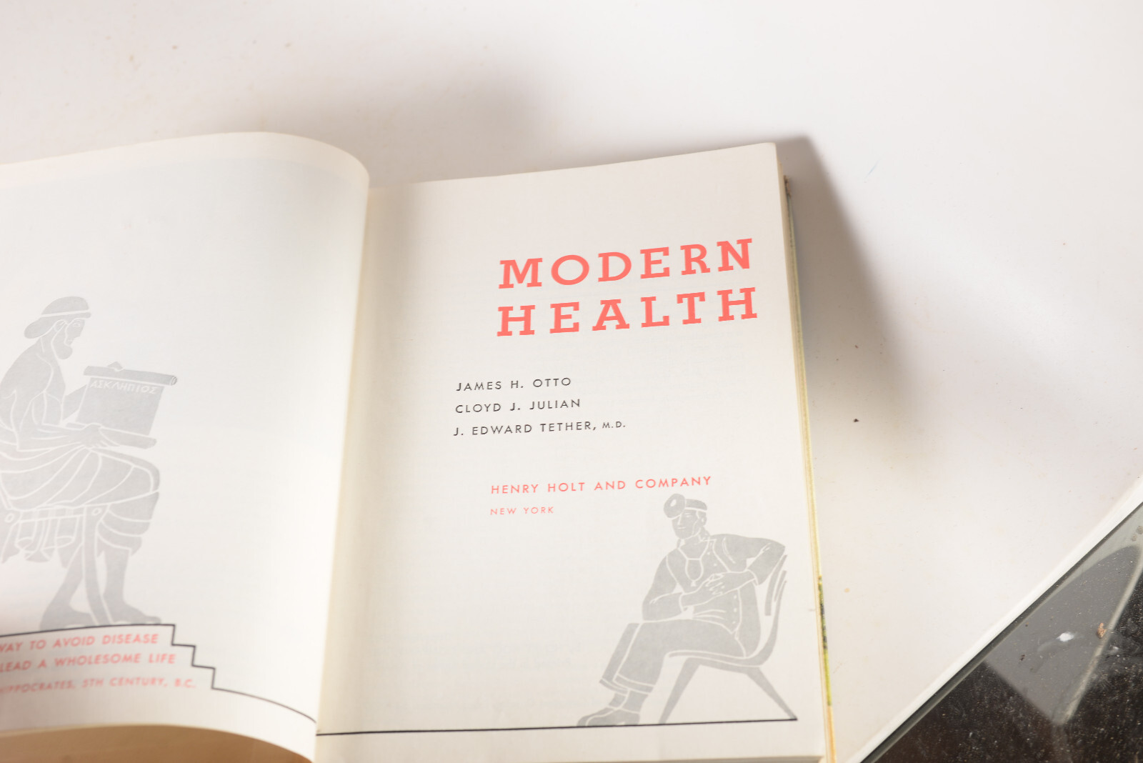 1955 Modern Health Henry Holt and Company Former Textbook