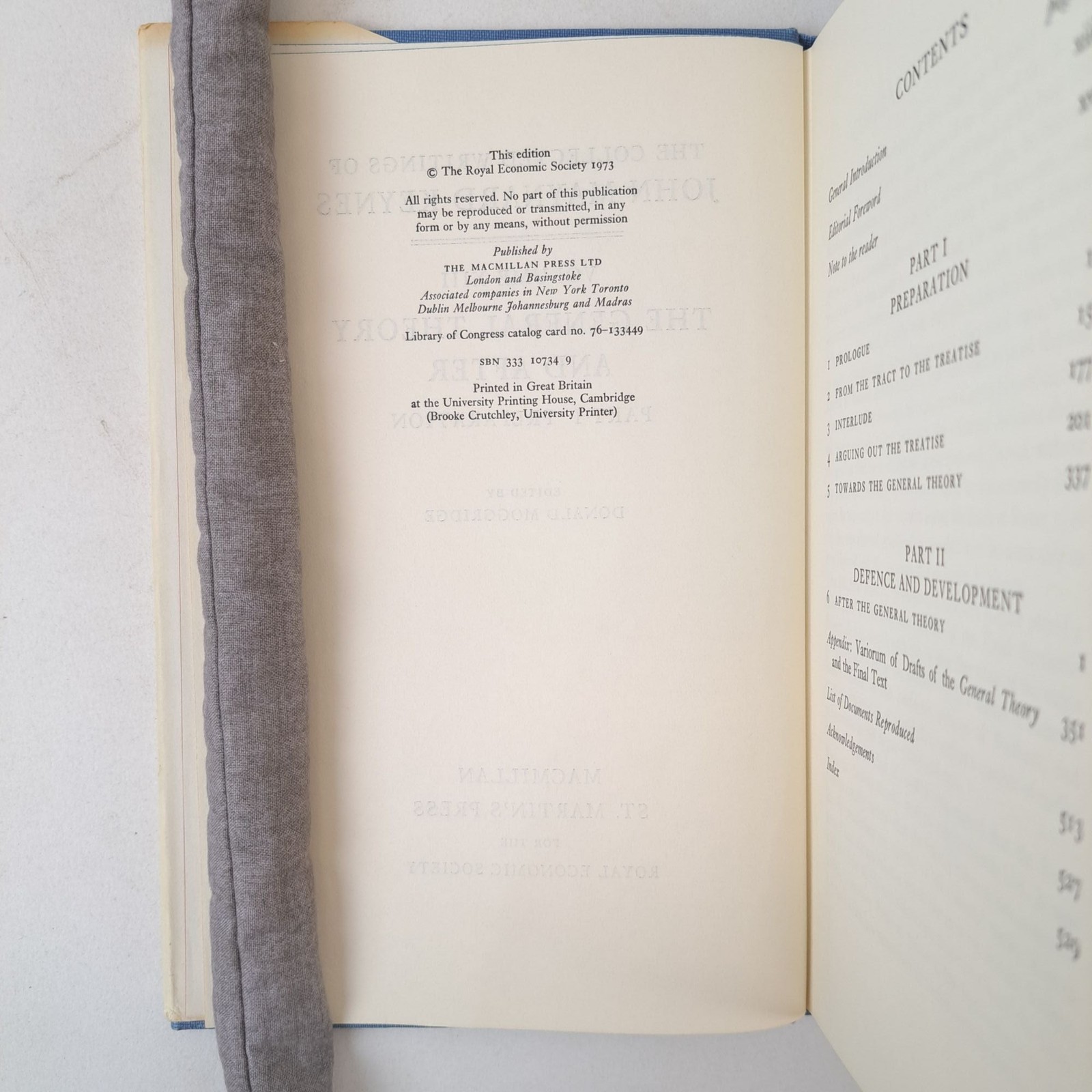 John Maynard Keynes / GENERAL THEORY AND AFTER Part of The Collected Writings