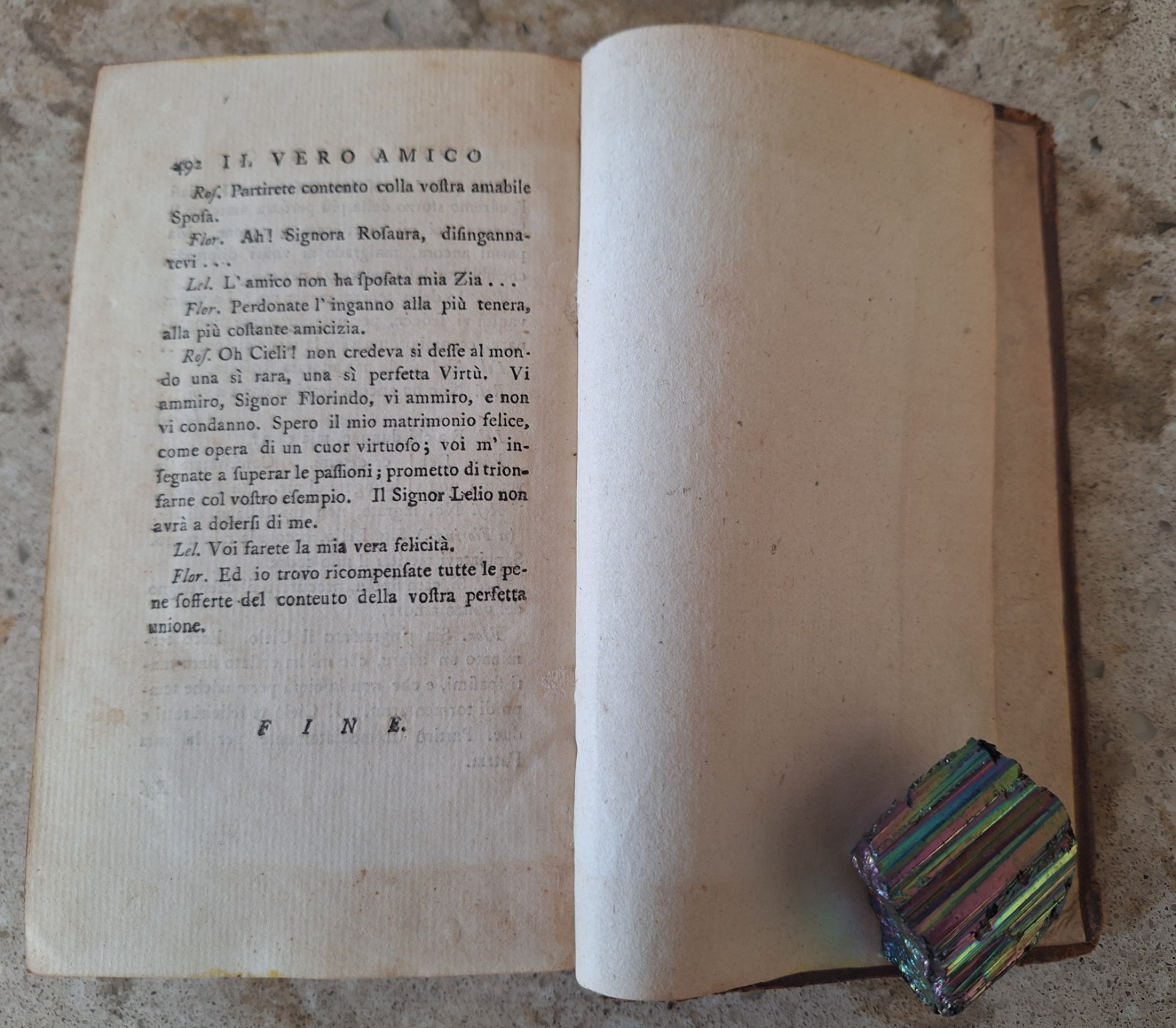1777 Commedie Scelte (Selected Comedies) Vol 2 Carlo Goldoni Antiquarian Book