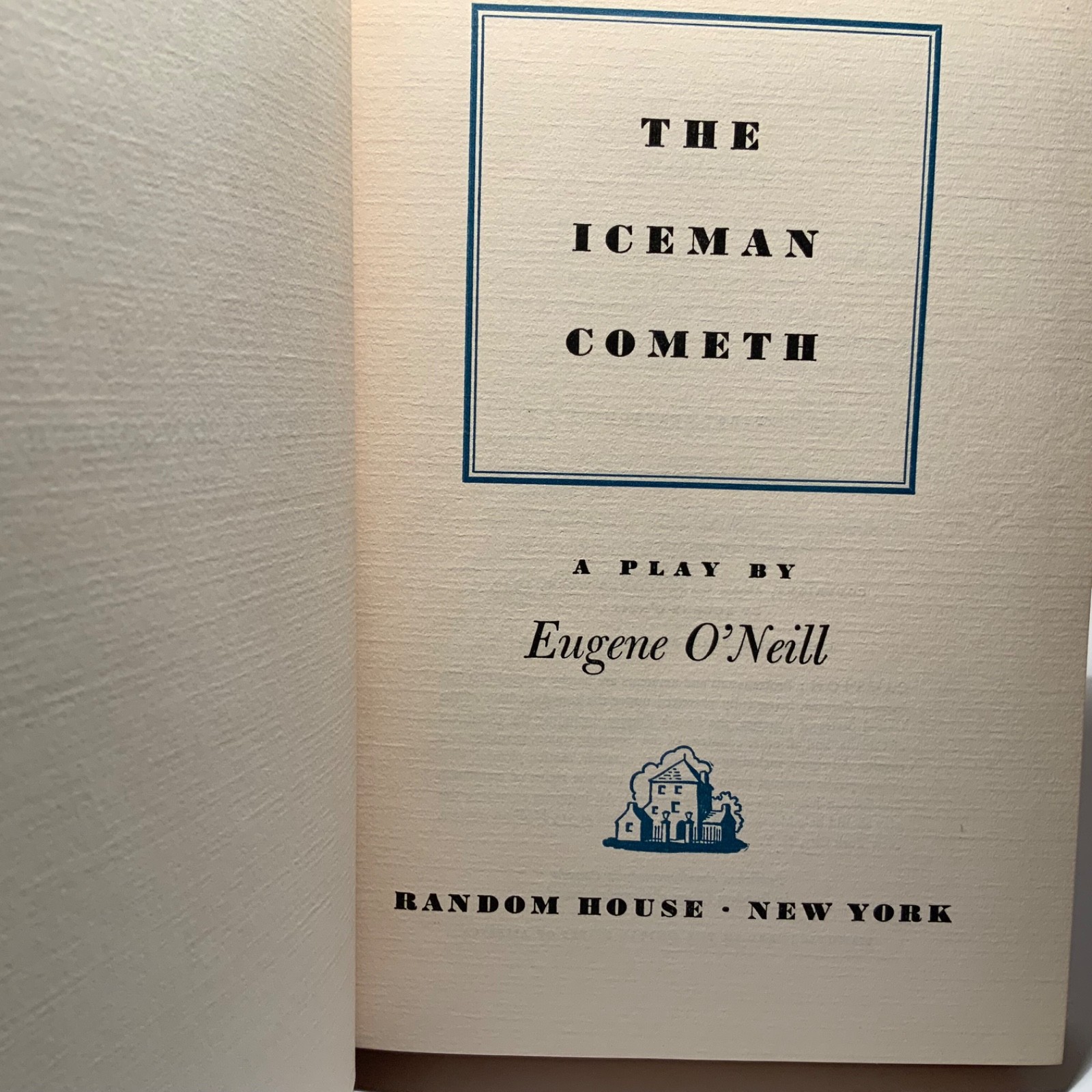 The Iceman Cometh by Eugene O’Neil 1946 Random House, 1st edition N. Fine/VG-VG+