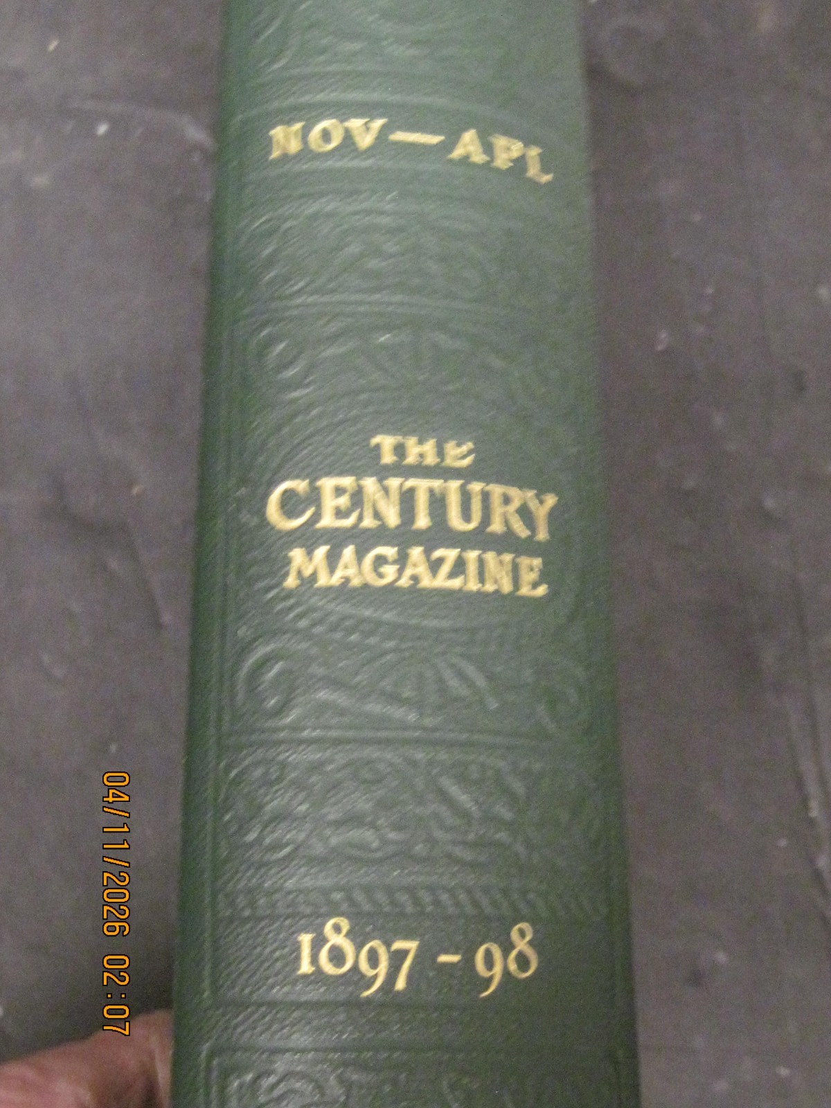 Bound Century Illustrated Monthly Magazine Volume 50 November 1897-April 1898