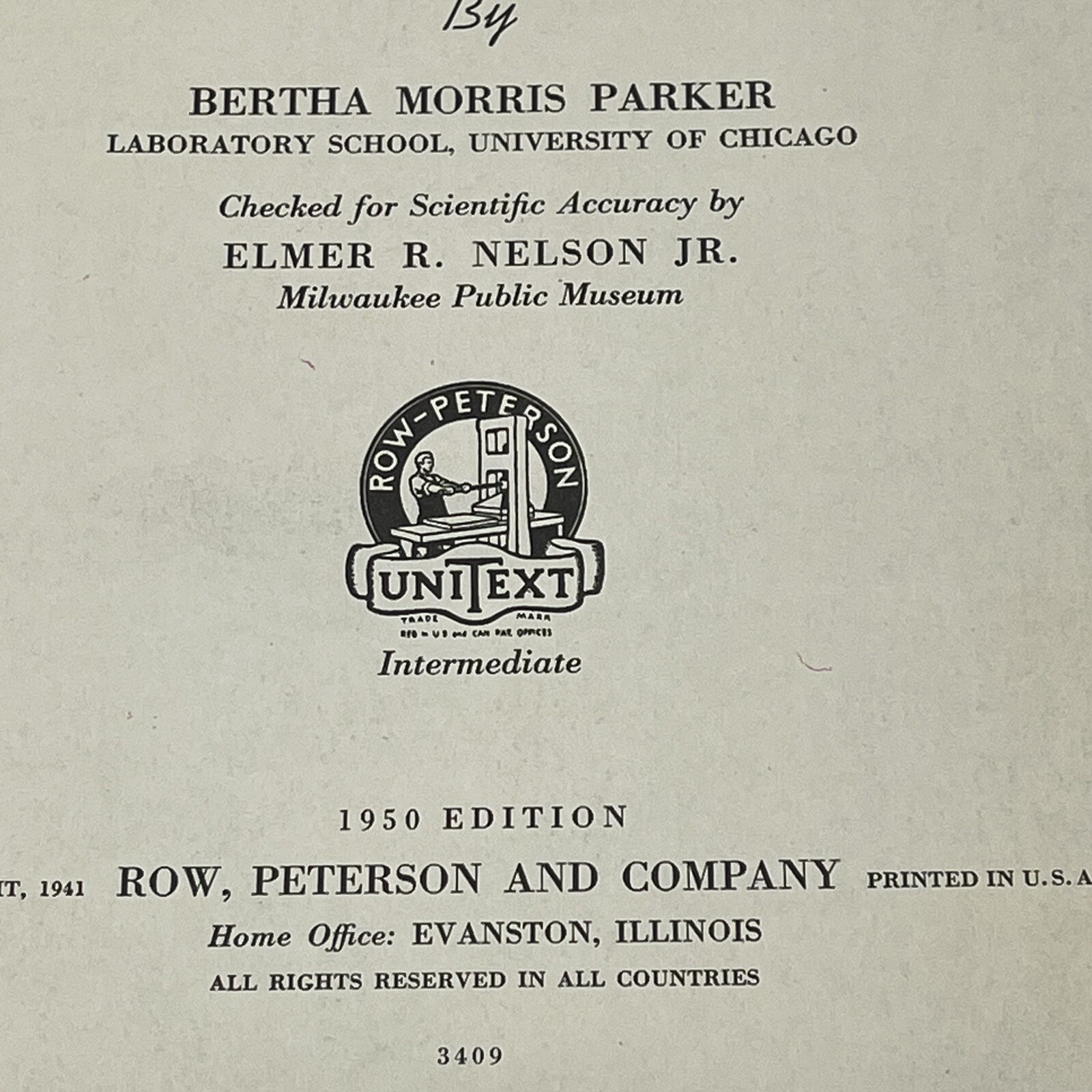 1950 Stories From The Rocks Basic Science Education Book Bertha Morris Parker