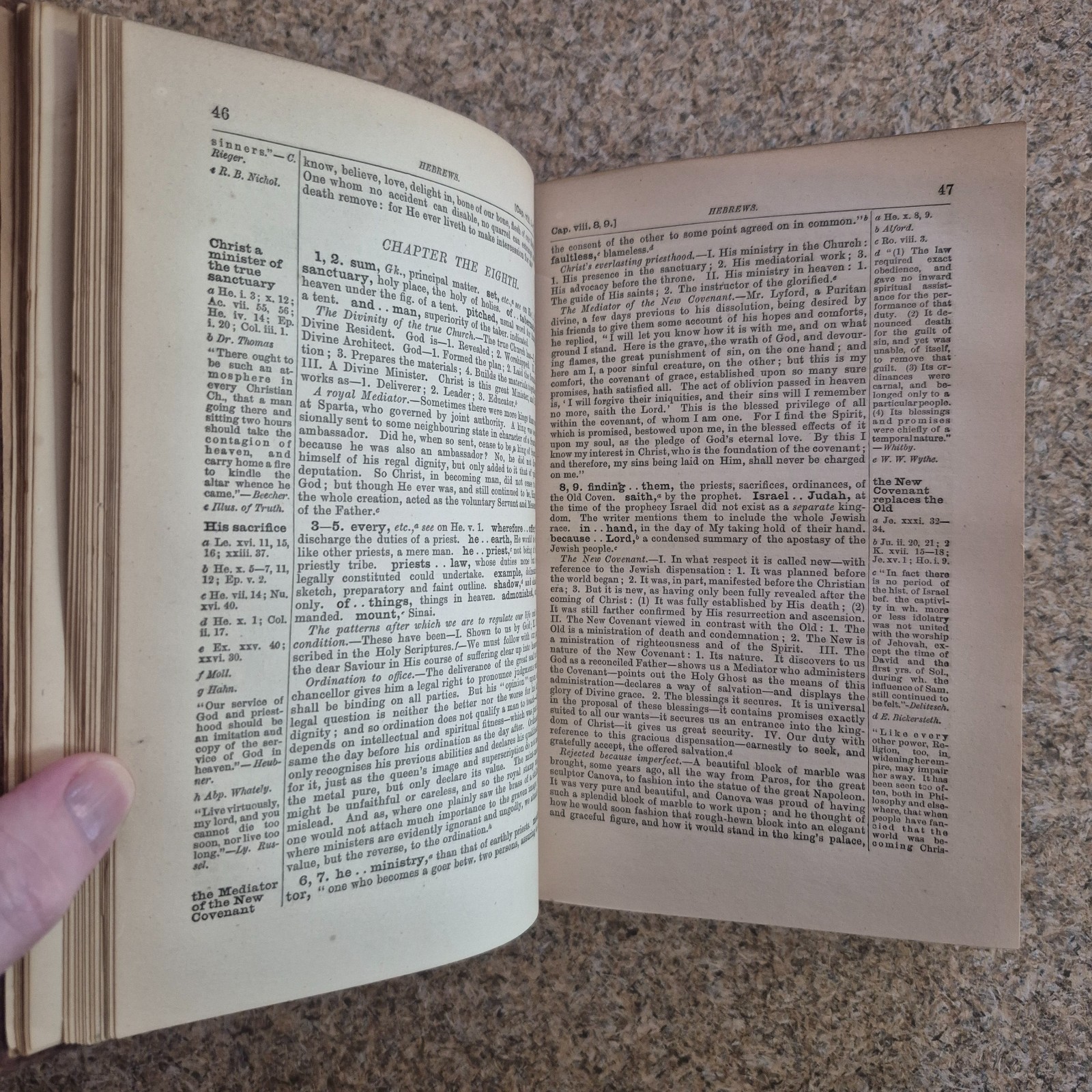 BIBLICAL MUSEUM – James Comper Gray Volume 5 1873 The Epistle To The Hebrews
