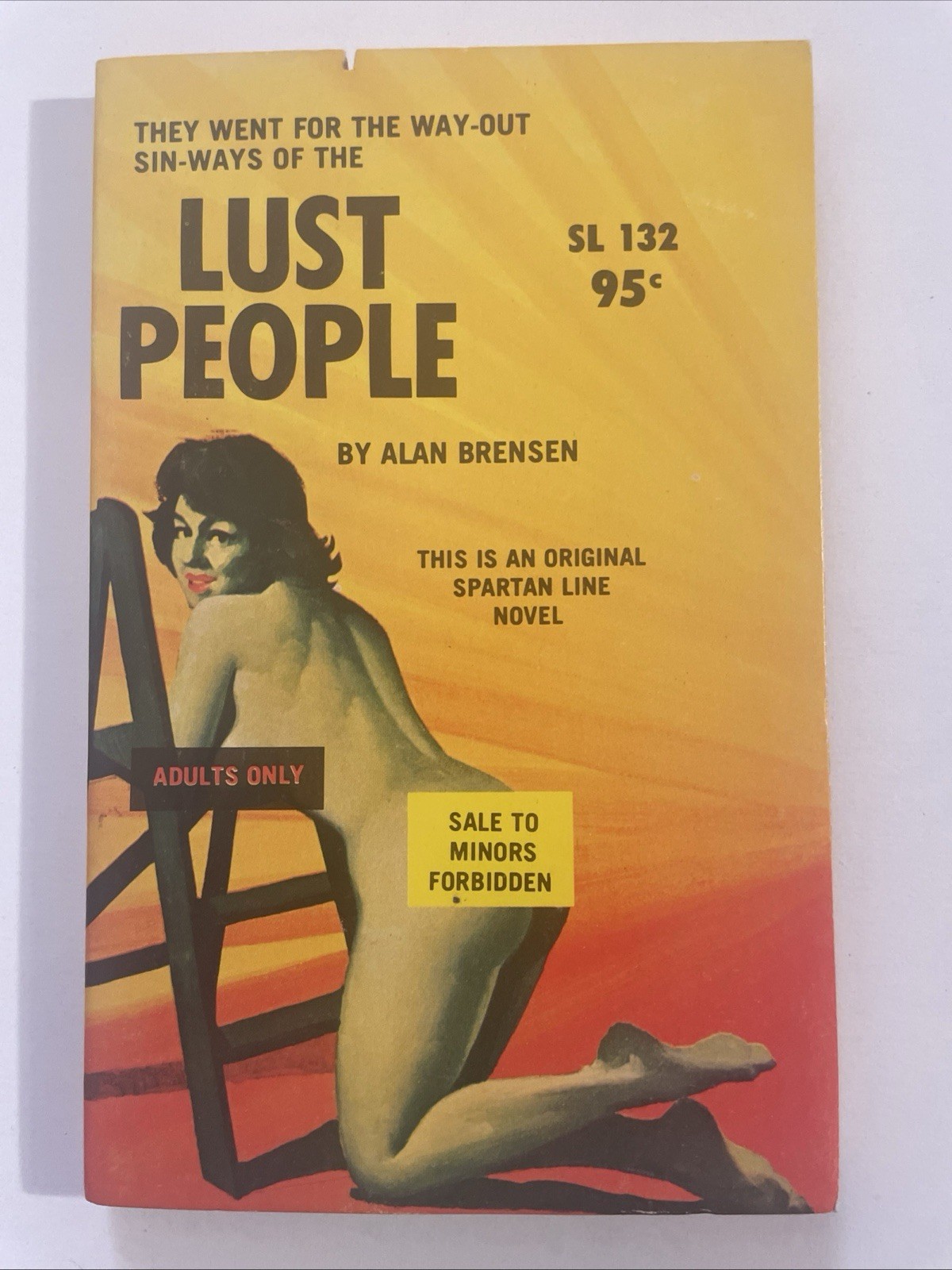 Lust People 1966 Spartan Line 132 Vintage Paperback Pulp Sleaze-Alan Brensen