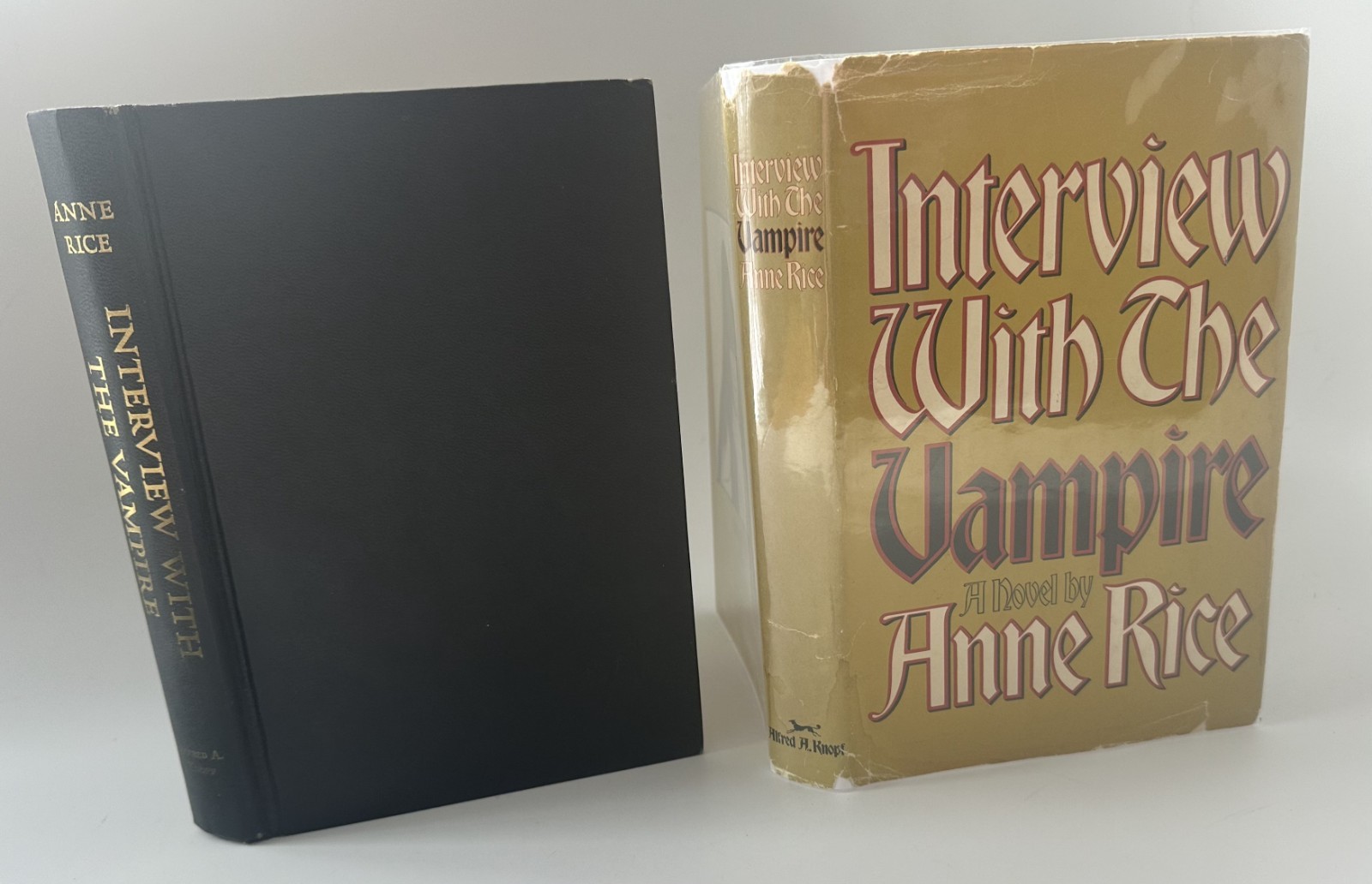 SIGNED Anne RICE / Interview With The Vampire 1976 HCDJ
