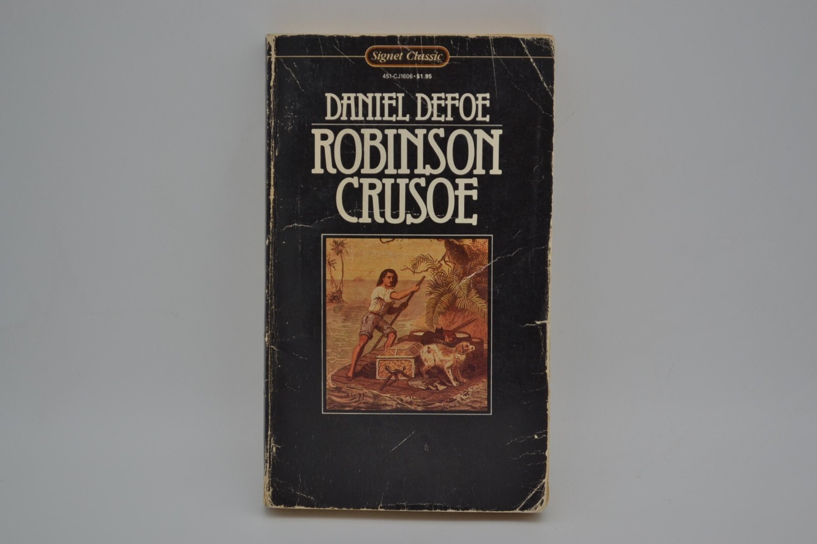 Robinson Crusoe, Vintage Paperback, 1980, Signet, New American, by Daniel Defoe