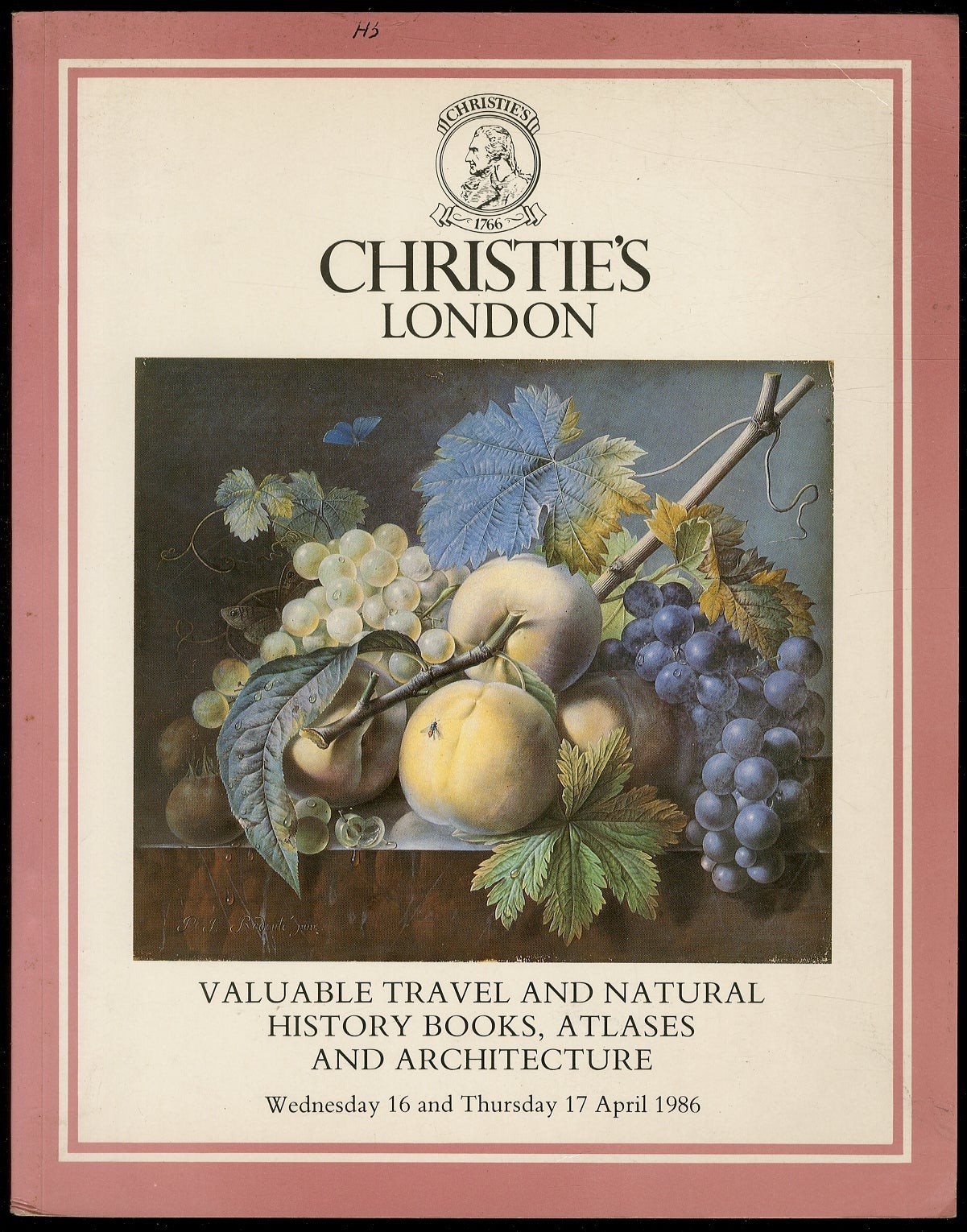 Christie’s London Valuable Travel and Natural History Books Atlases 1st Edition