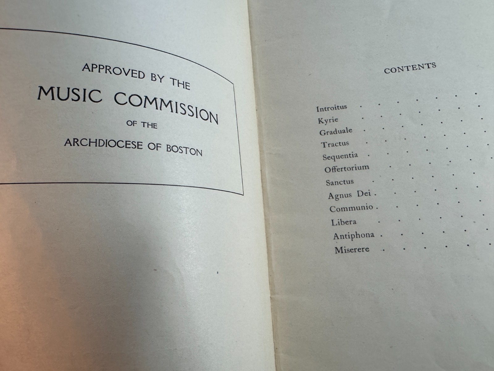 1910 Gregorian Requiem Mass Eduardo Marzo Oliver Ditson Vatican Edition Antique